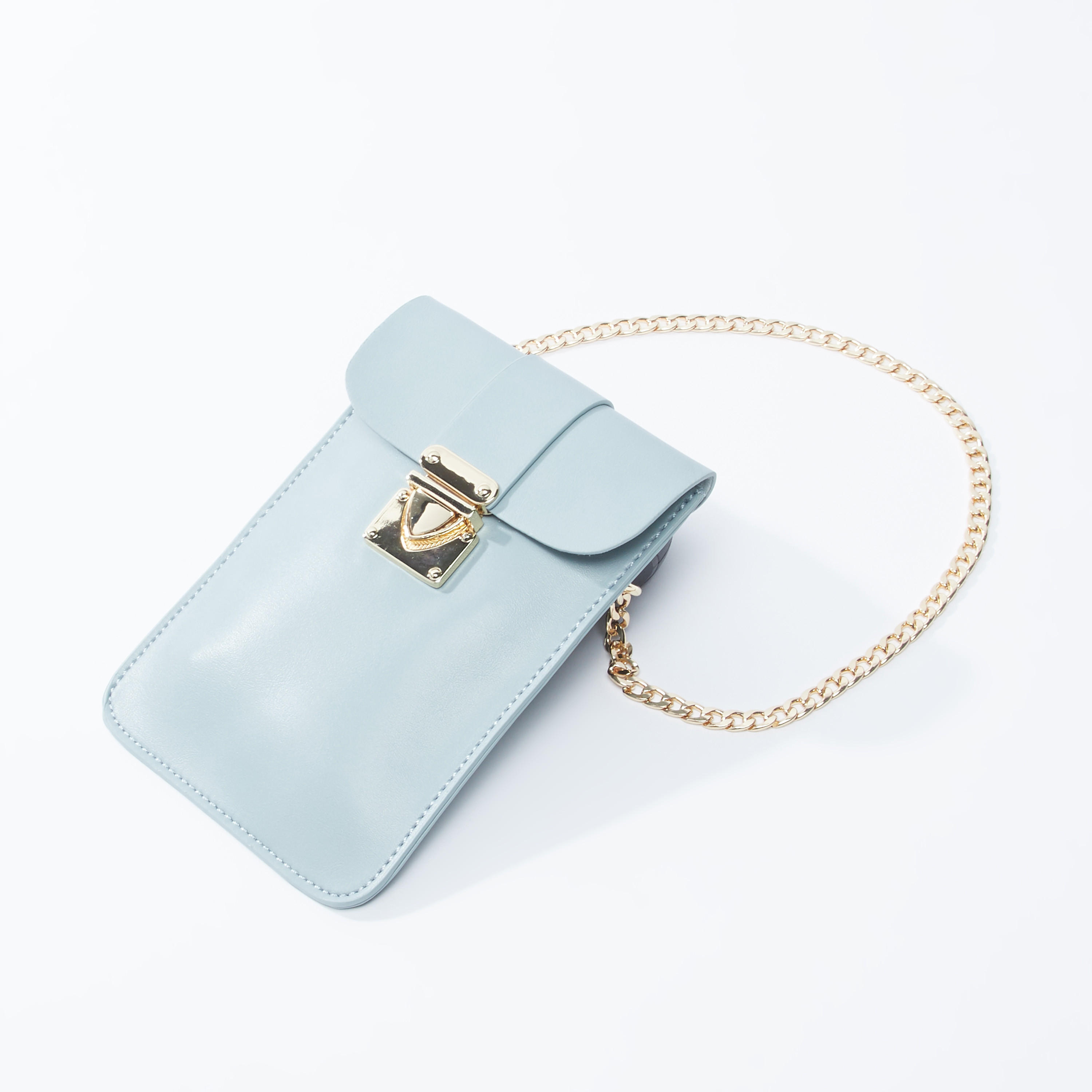 حقيبة كروس بودي بارزة الملمس بسلسلة ميتاليك وقفل-women-bagsandwallets-handbags-image-1