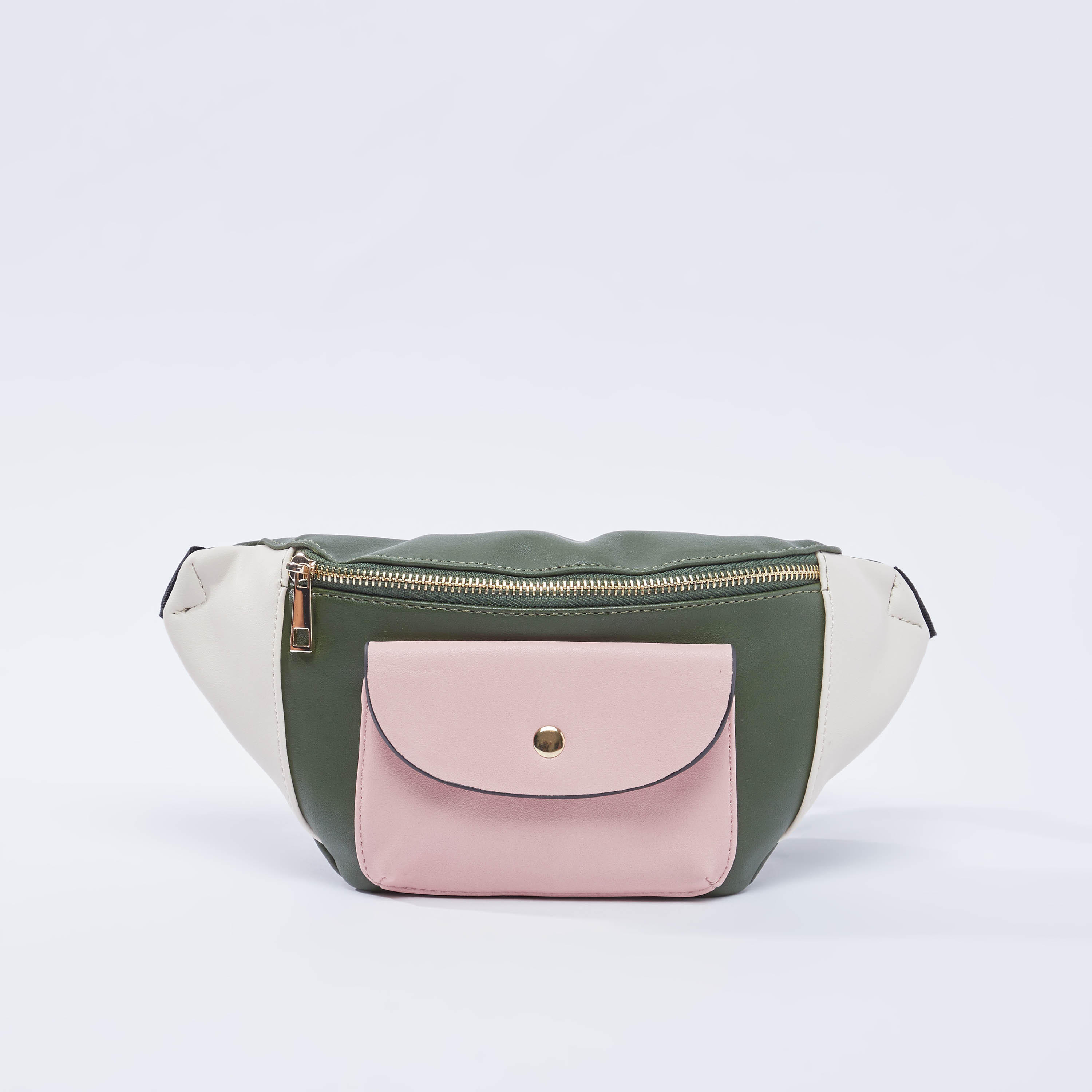 حقيبة فاني بحزام قابل للتعديل وإبزيم إغلاق ودرزات-women-bagsandwallets-handbags-image-1