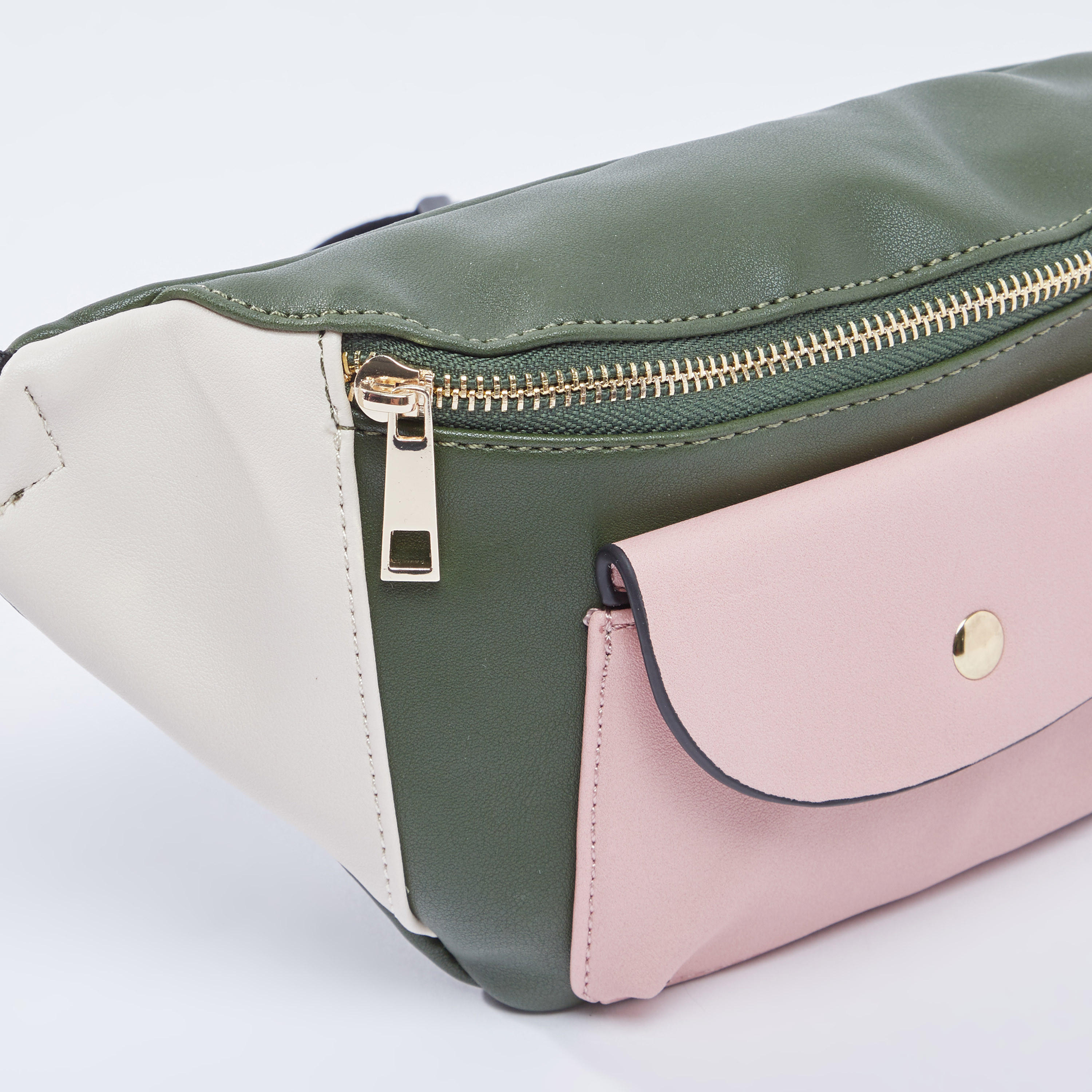 حقيبة فاني بحزام قابل للتعديل وإبزيم إغلاق ودرزات-women-bagsandwallets-handbags-image-4