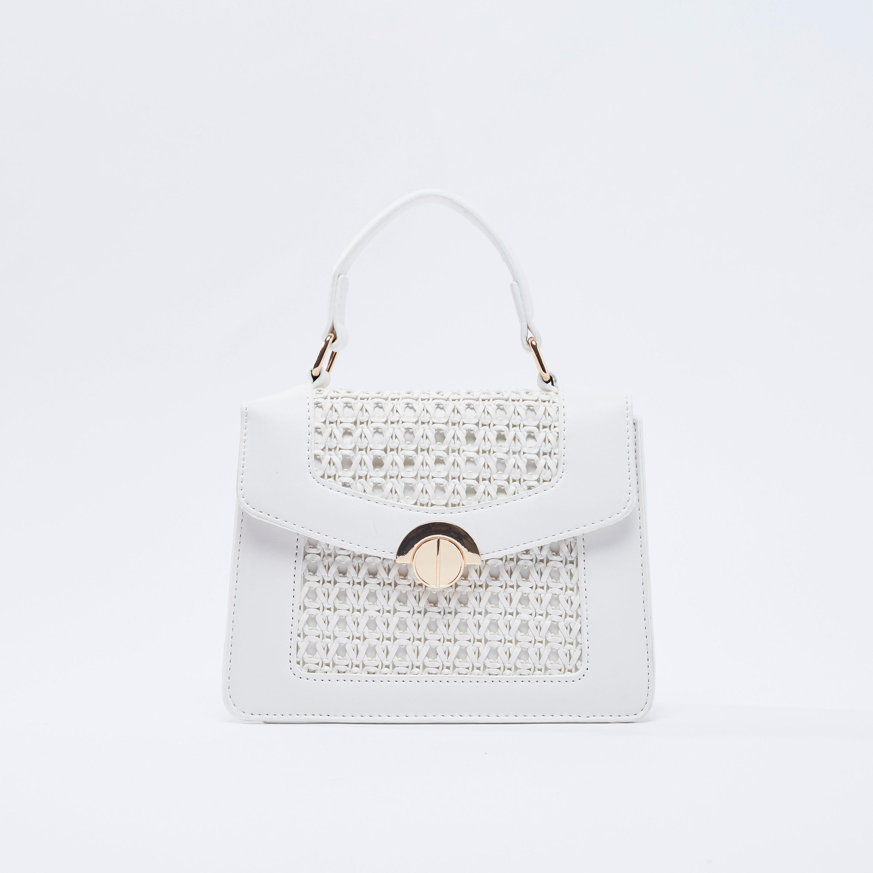 شنطة كروس بودي بارزة الملمس بزر إغلاق مغناطيسي وحمّالة قابلة للتعديل-women-bagsandwallets-handbags-image-1