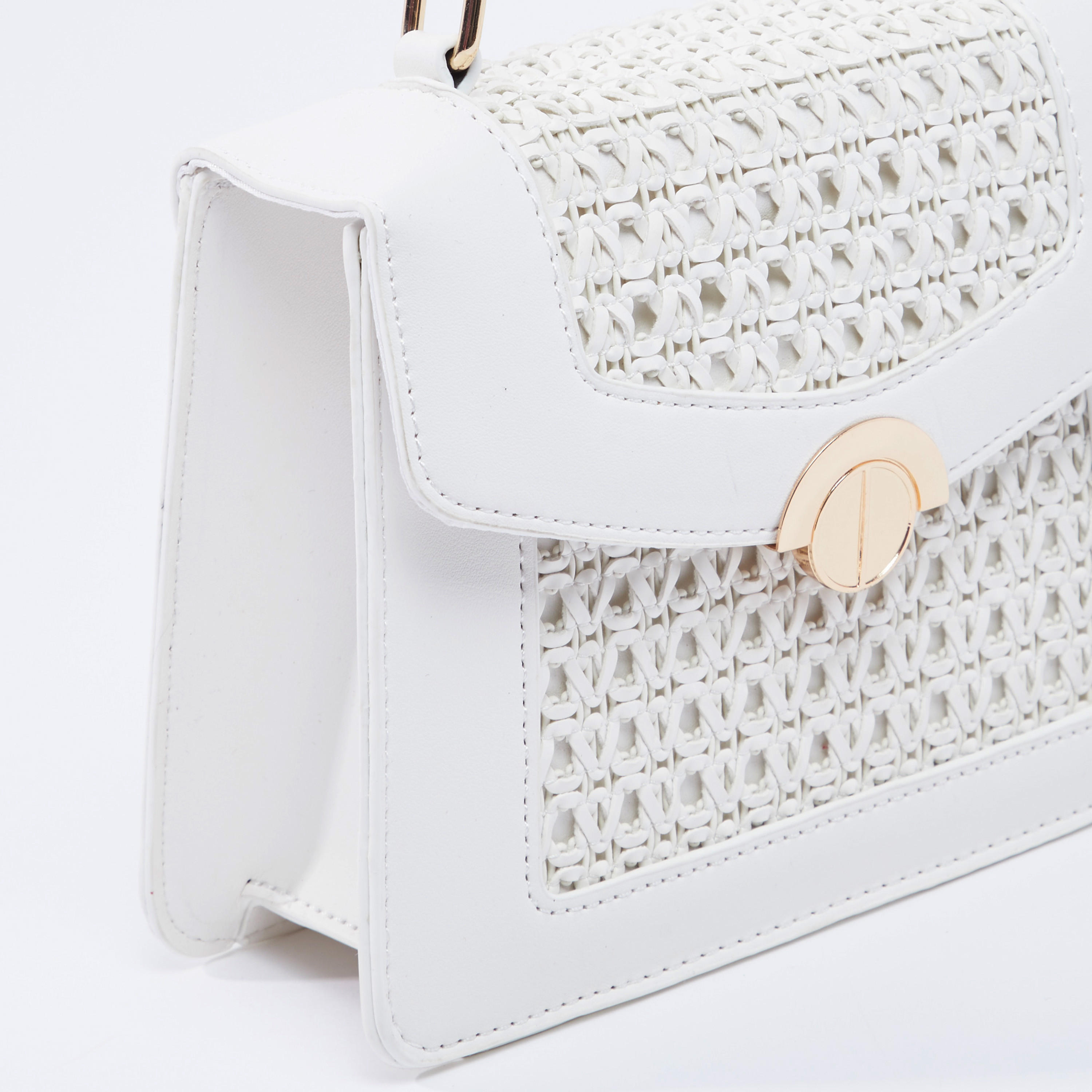 شنطة كروس بودي بارزة الملمس بزر إغلاق مغناطيسي وحمّالة قابلة للتعديل-women-bagsandwallets-handbags-image-2