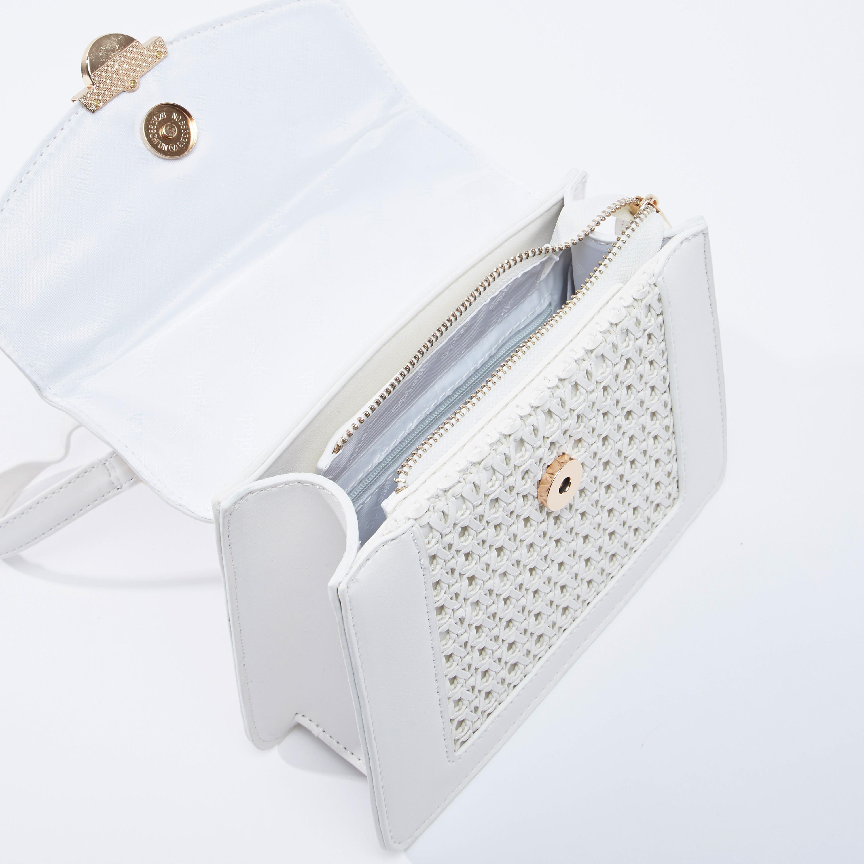 شنطة كروس بودي بارزة الملمس بزر إغلاق مغناطيسي وحمّالة قابلة للتعديل-women-bagsandwallets-handbags-image-4