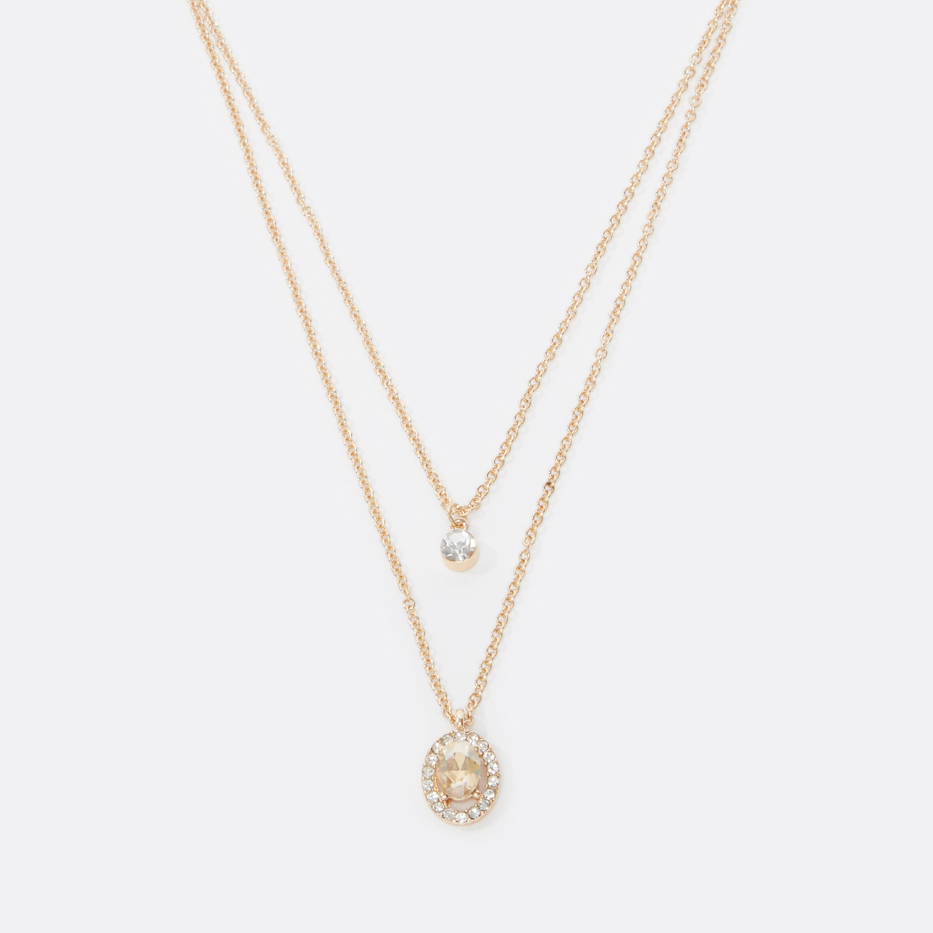 عقد مزيّن متعدّد الطبقات بمشبك إغلاق-women-watchesandjewellery-jewellery-necklacesandpendants-image-4