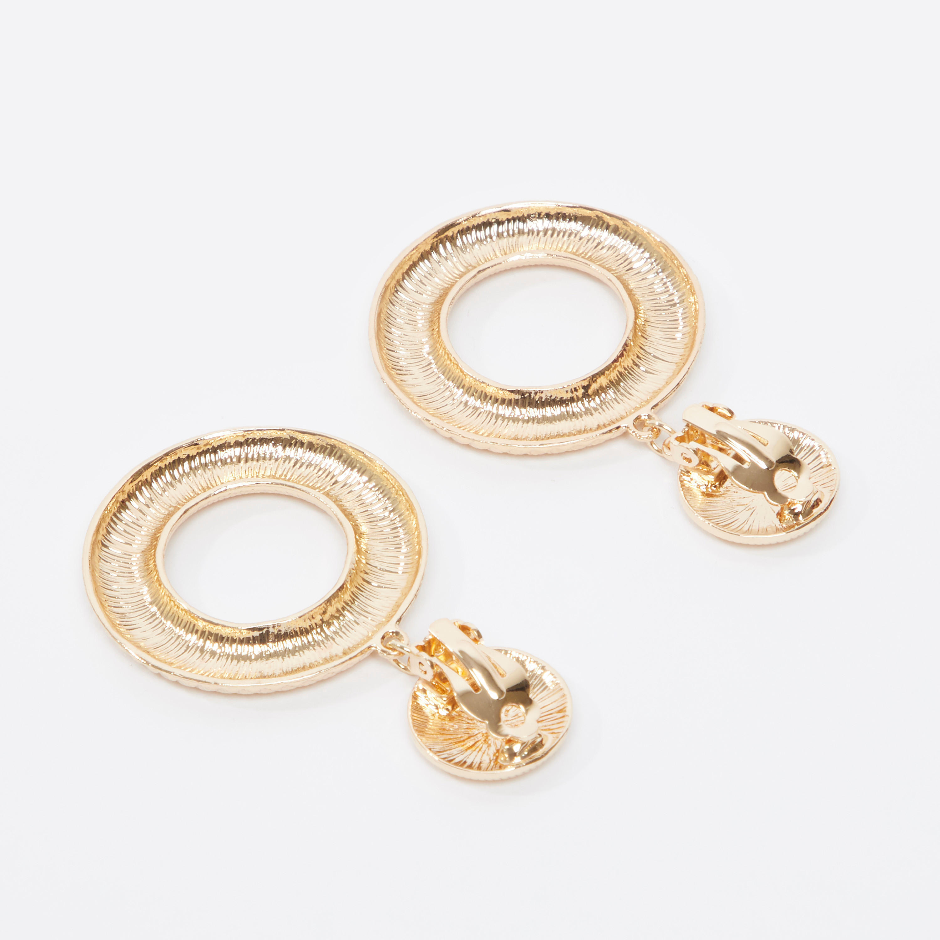 Embellished Dangling Earrings with Clip-On Closure-women-watchesandjewellery-jewellery-earrings-image-3