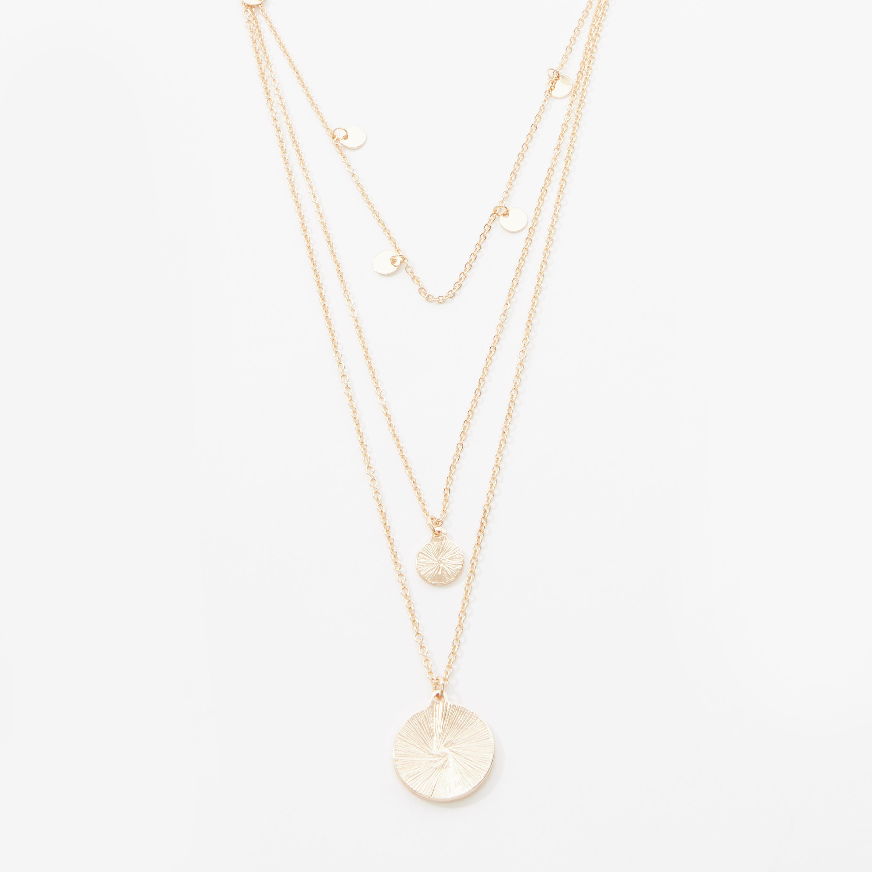 عقد مزيّن متعدّد الطبقات بمشبك إغلاق-women-watchesandjewellery-jewellery-necklacesandpendants-image-1