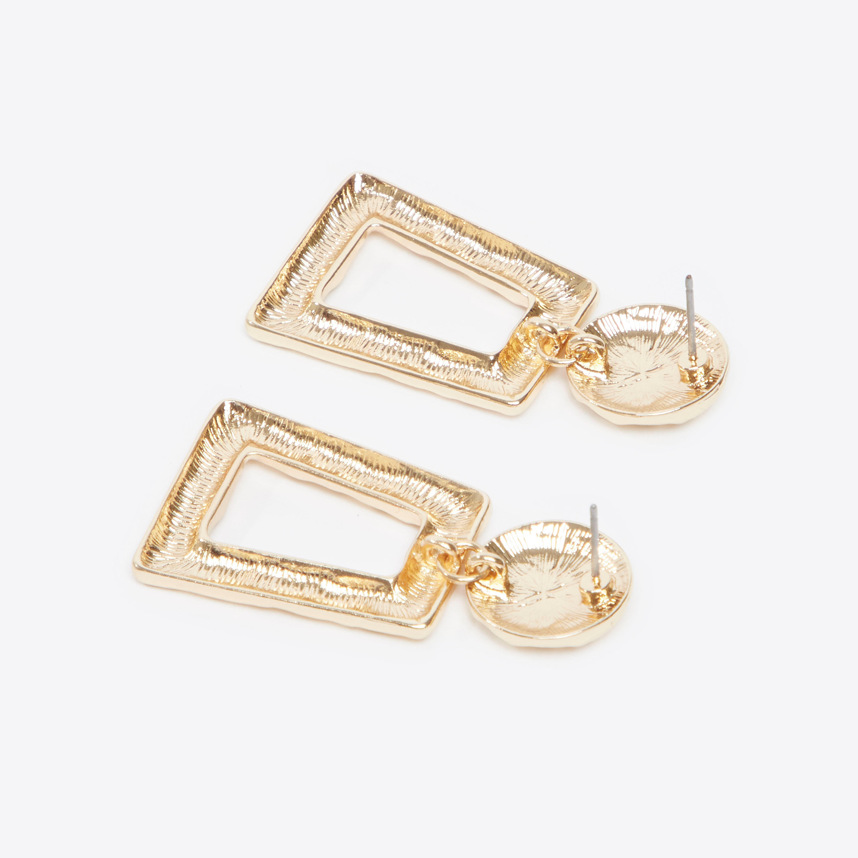 حلقان بدلّاية مزيّنة ومكبس إغلاق-women-watchesandjewellery-jewellery-earrings-image-1