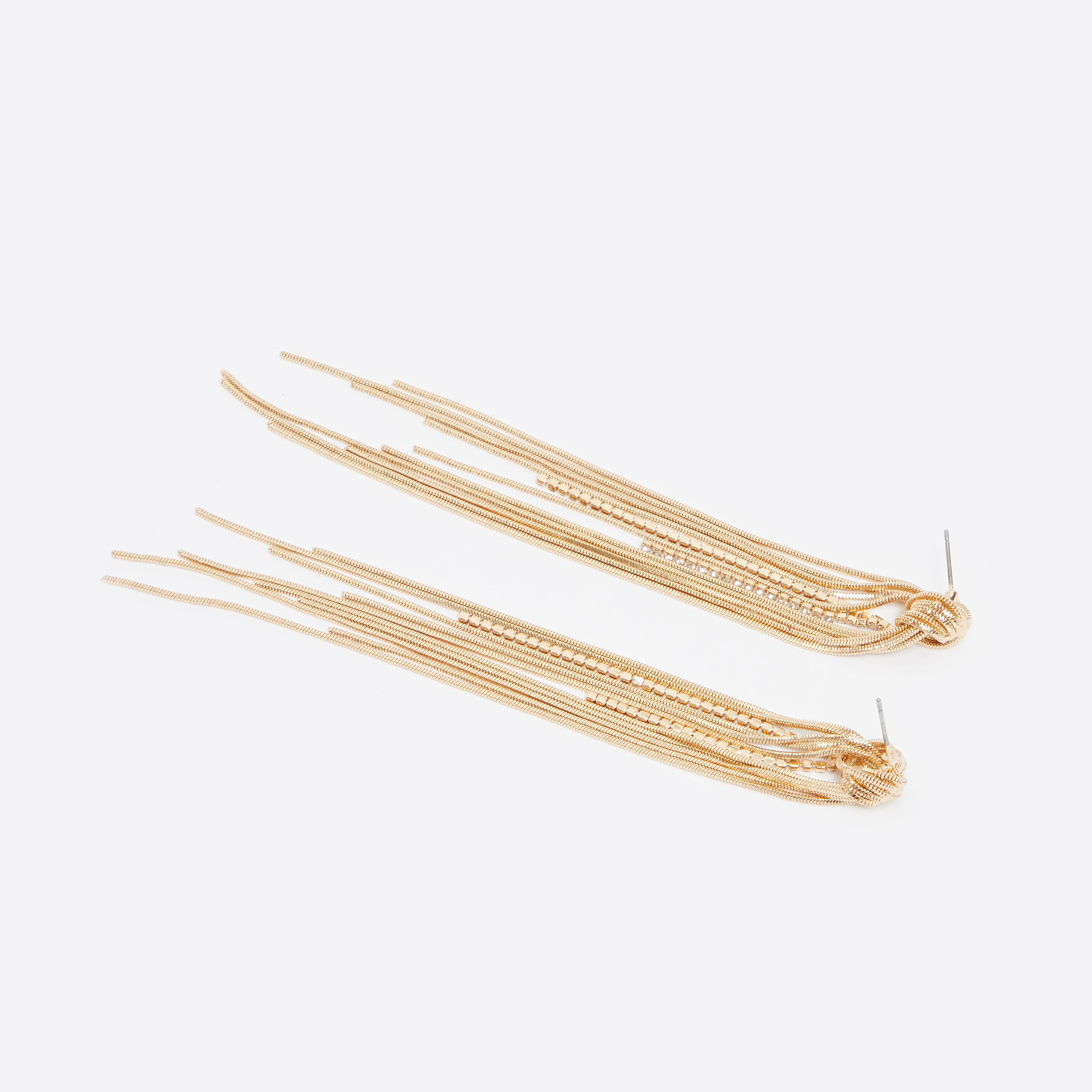 حلقان بدلّاية مزيّنة ومكبس إغلاق-women-watchesandjewellery-jewellery-earrings-image-1