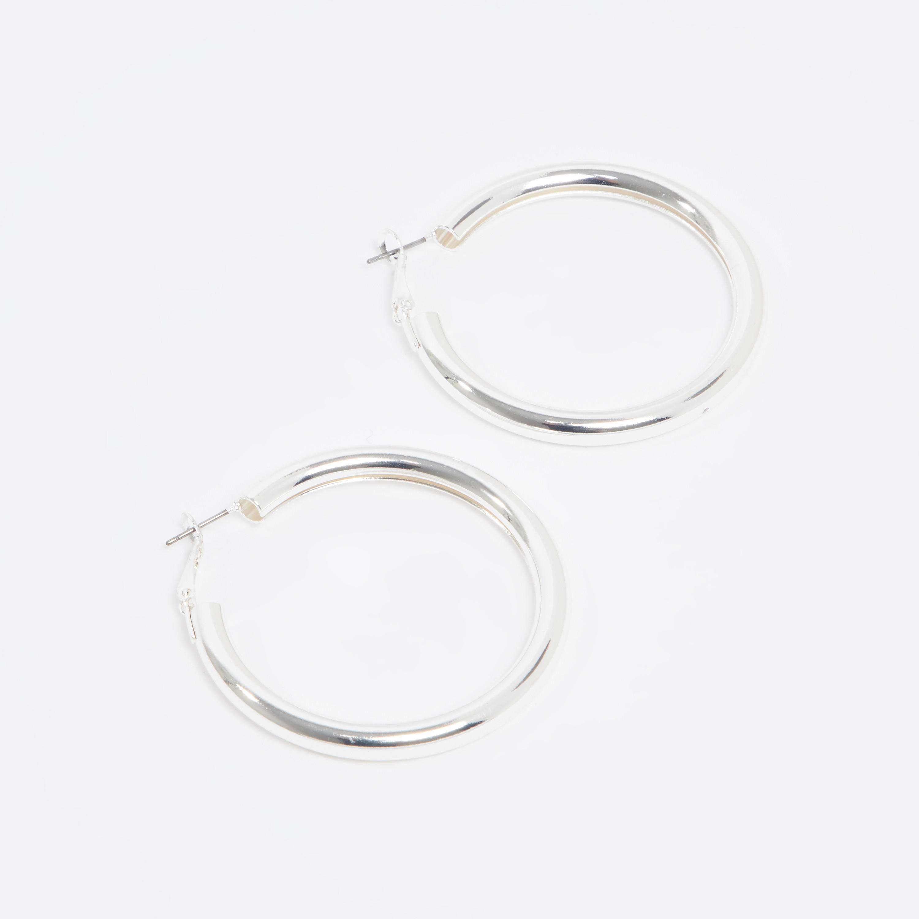 Plain Hoops with Hinged Hoop Closure-women-watchesandjewellery-jewellery-earrings-image-1