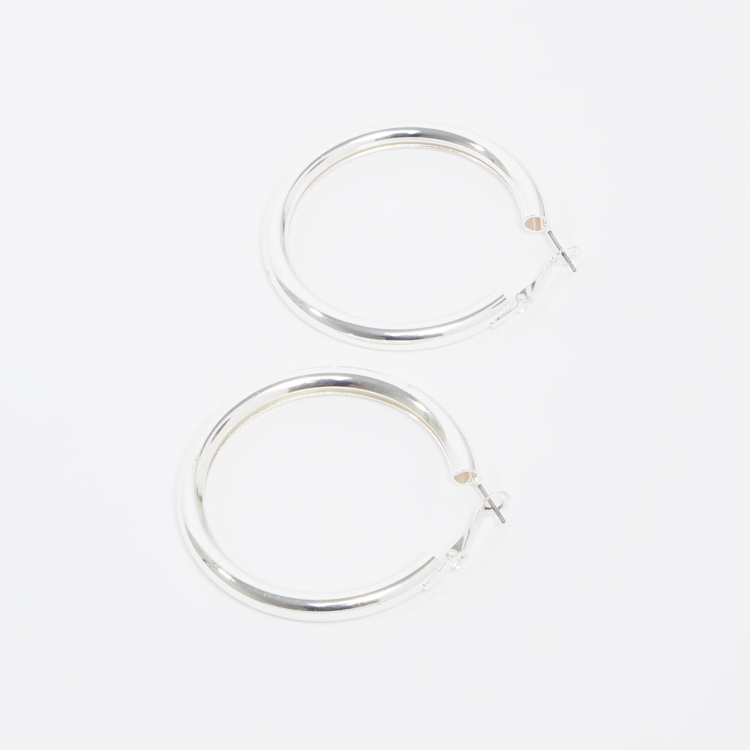 Plain Hoops with Hinged Hoop Closure-women-watchesandjewellery-jewellery-earrings-image-2