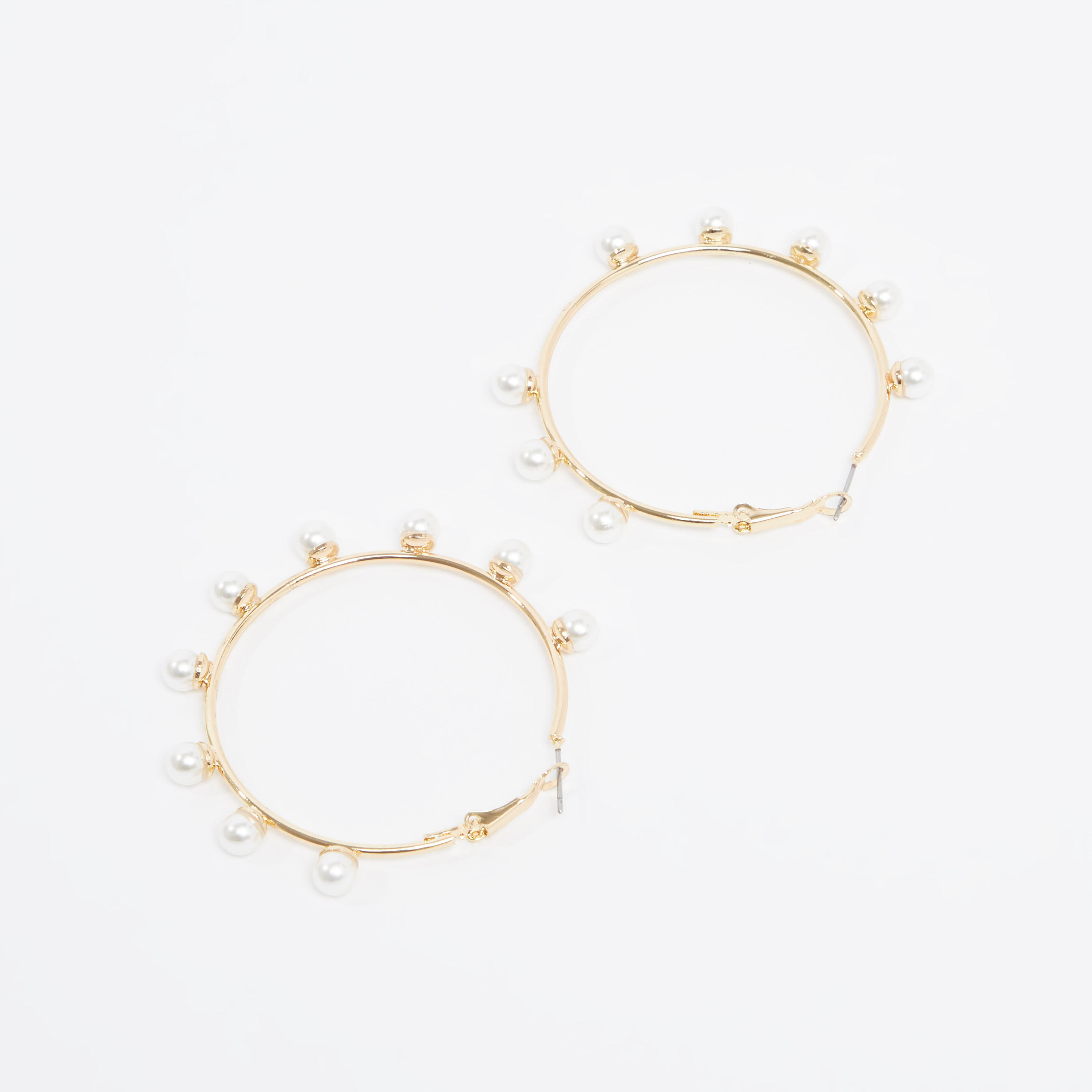 Embellished Hinged Hoop Earrings-women-watchesandjewellery-jewellery-earrings-image-3