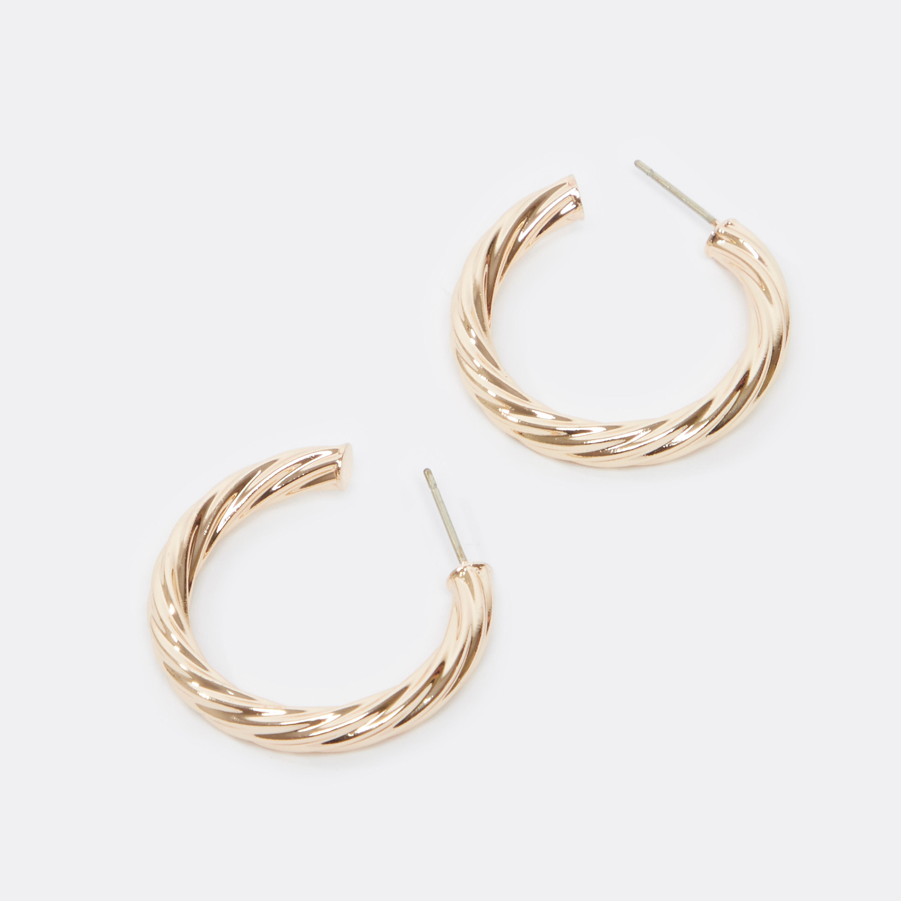 حلق ميتاليك بمكبس إغلاق-women-watchesandjewellery-jewellery-earrings-image-1