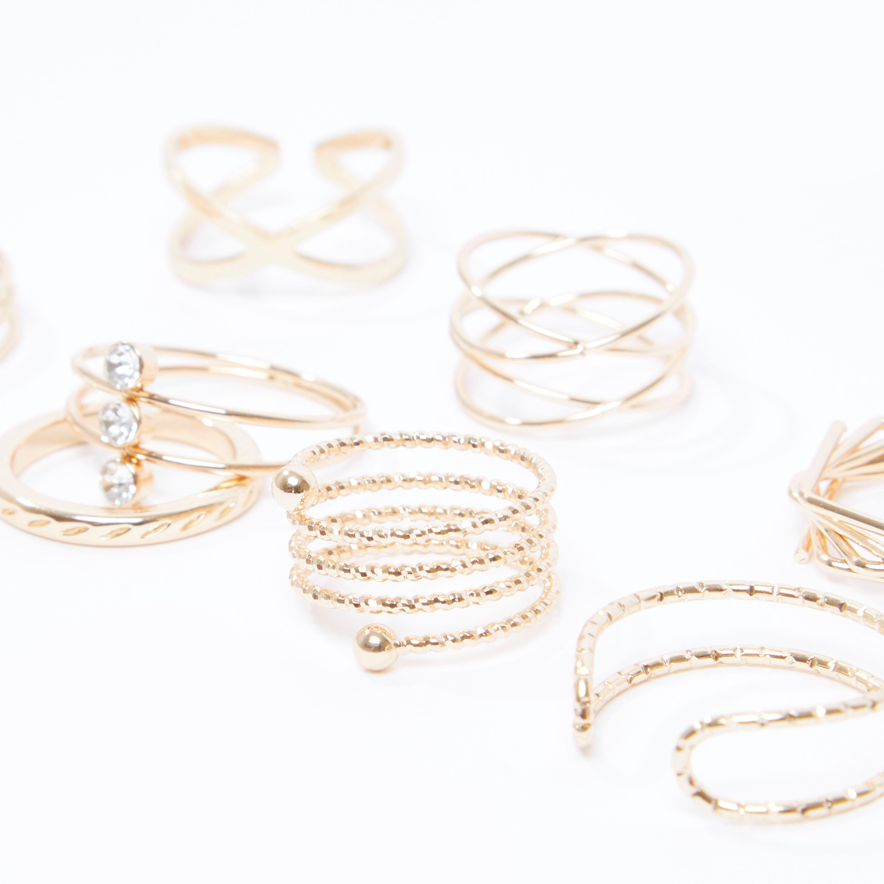 Set of 7 - Assorted Finger Rings-women-watchesandjewellery-jewellery-rings-image-3