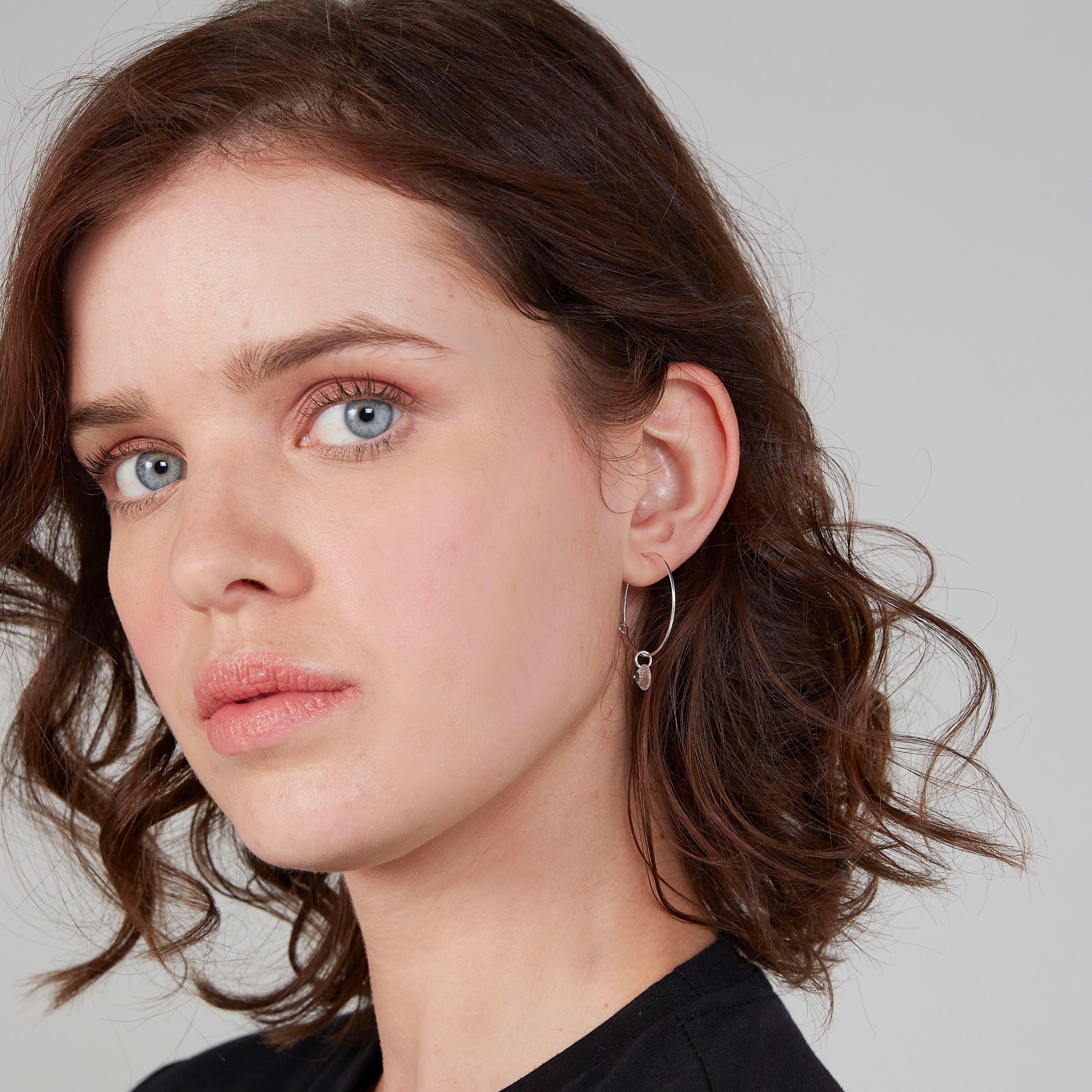 Set of 3 - Plain Dangling Earrings with Hinged Hoop-women-watchesandjewellery-jewellery-earrings-image-2