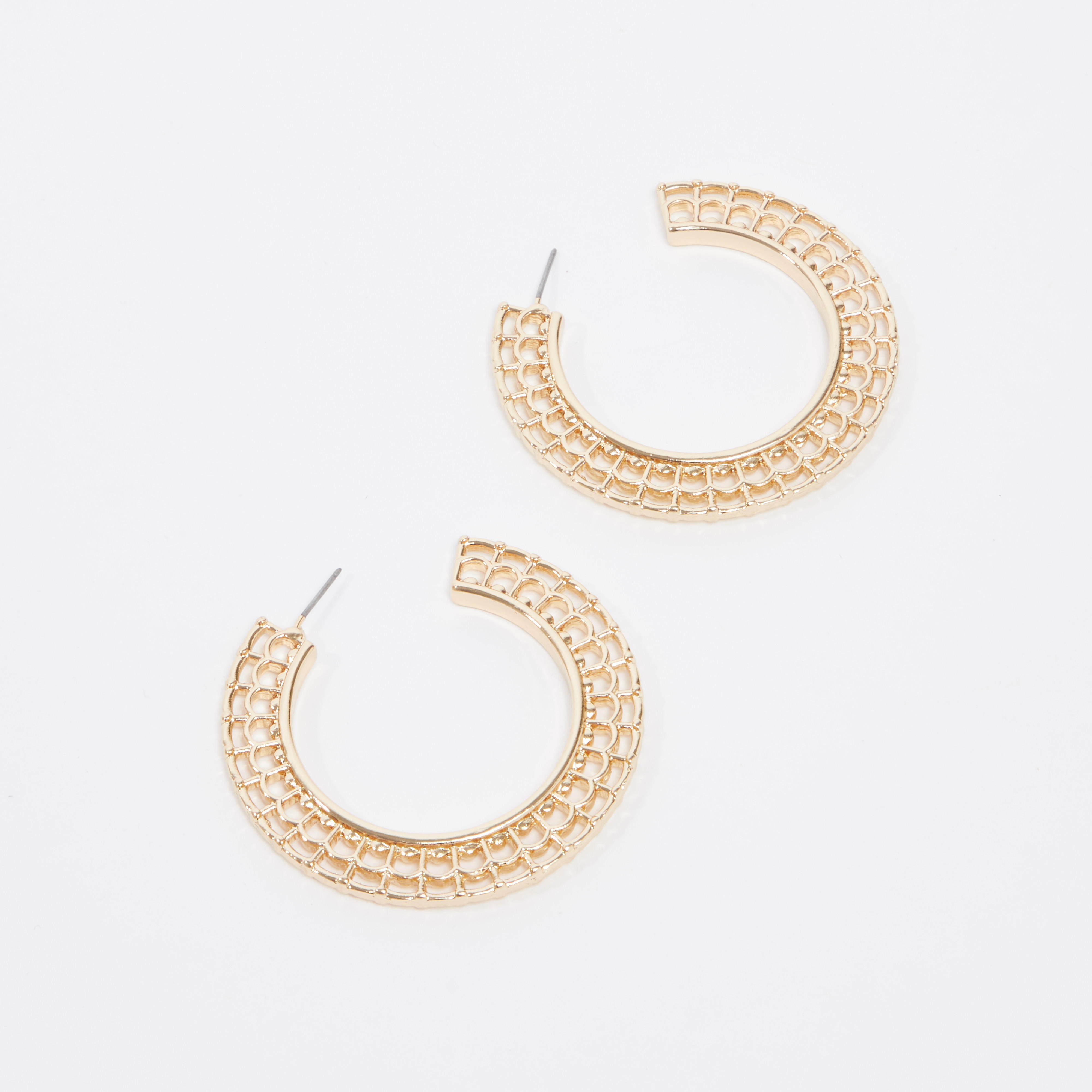 حلقان طوق بمكبس إغلاق-women-watchesandjewellery-jewellery-earrings-image-1