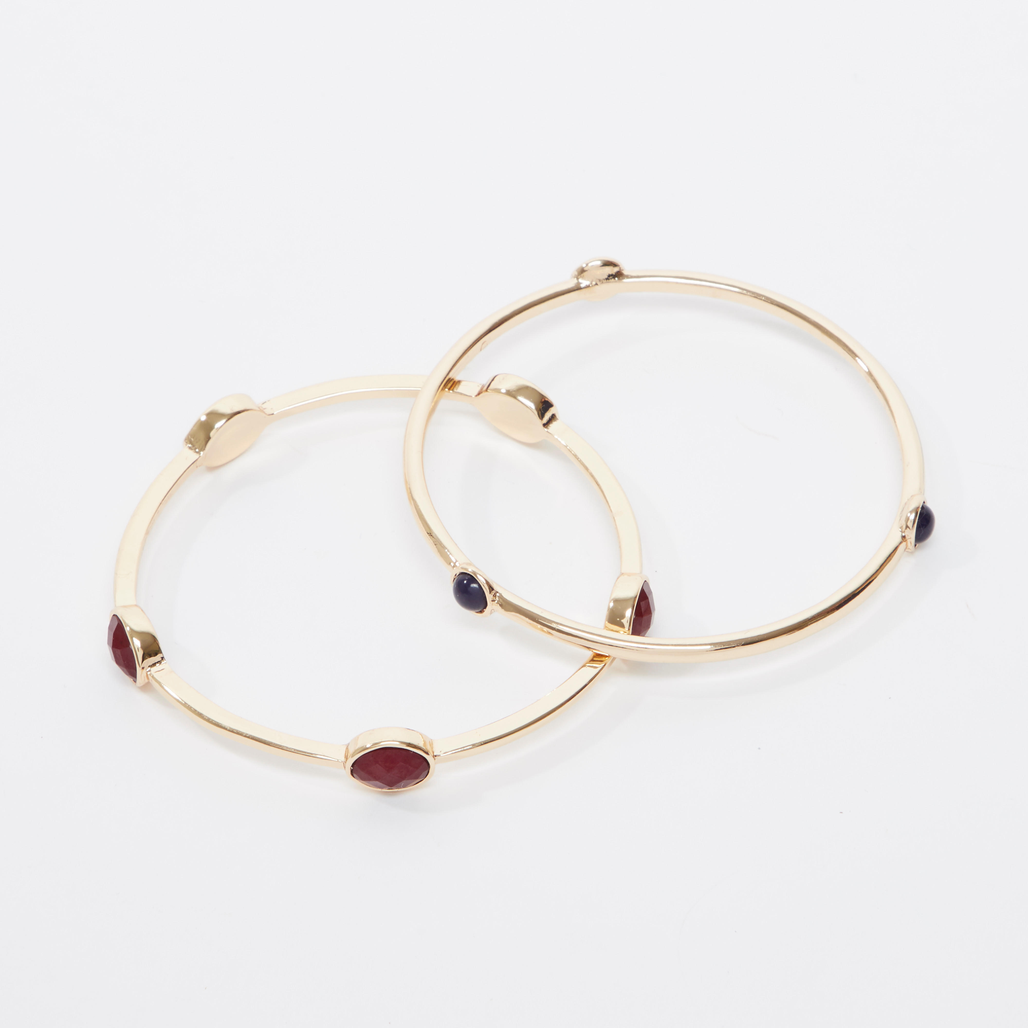 أساور مزينة - طقم من قطعتين-women-watchesandjewellery-jewellery-banglesandbracelets-image-3