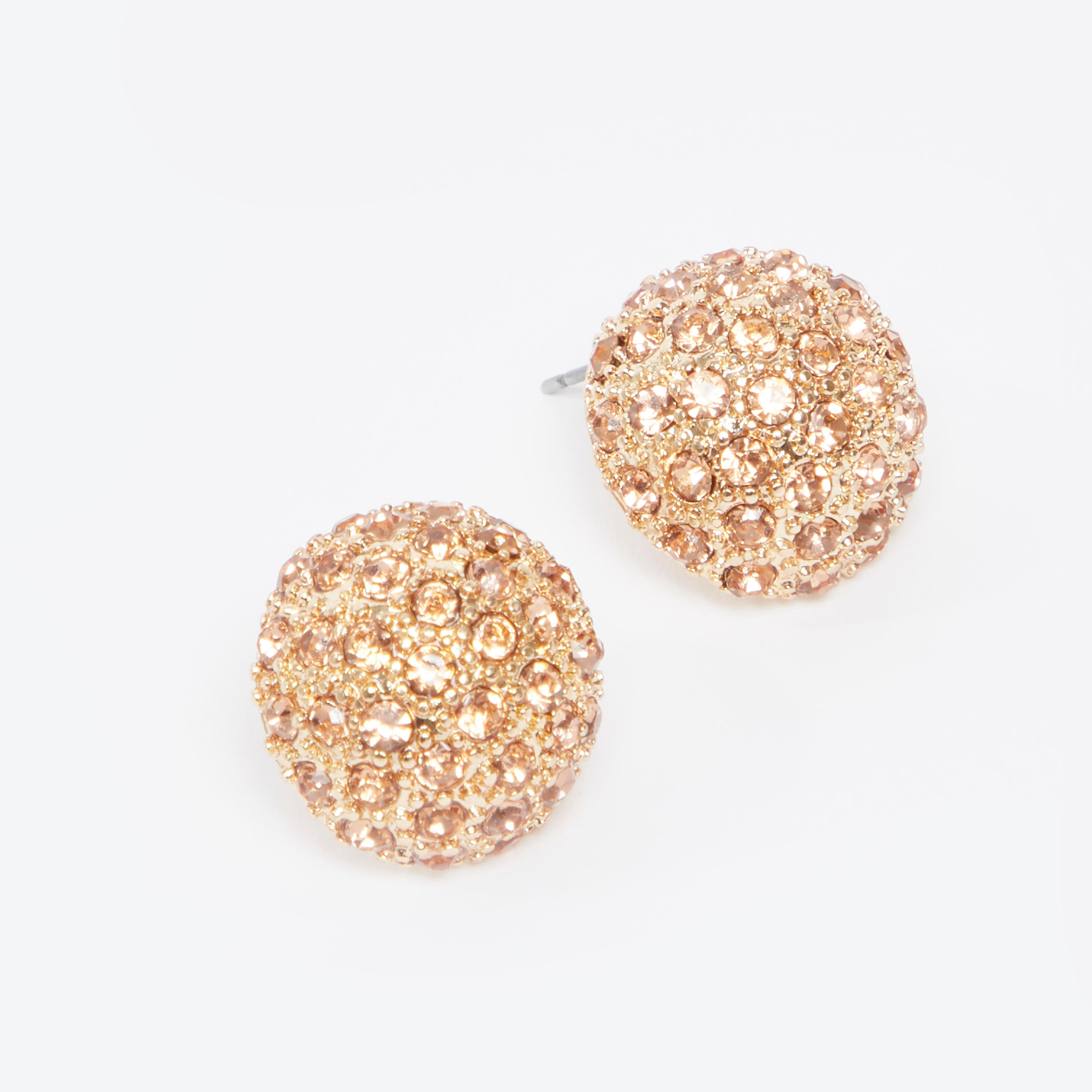 حلق ميتاليك مرصّع بتزيينات ومكبس إغلاق-women-watchesandjewellery-jewellery-earrings-image-3