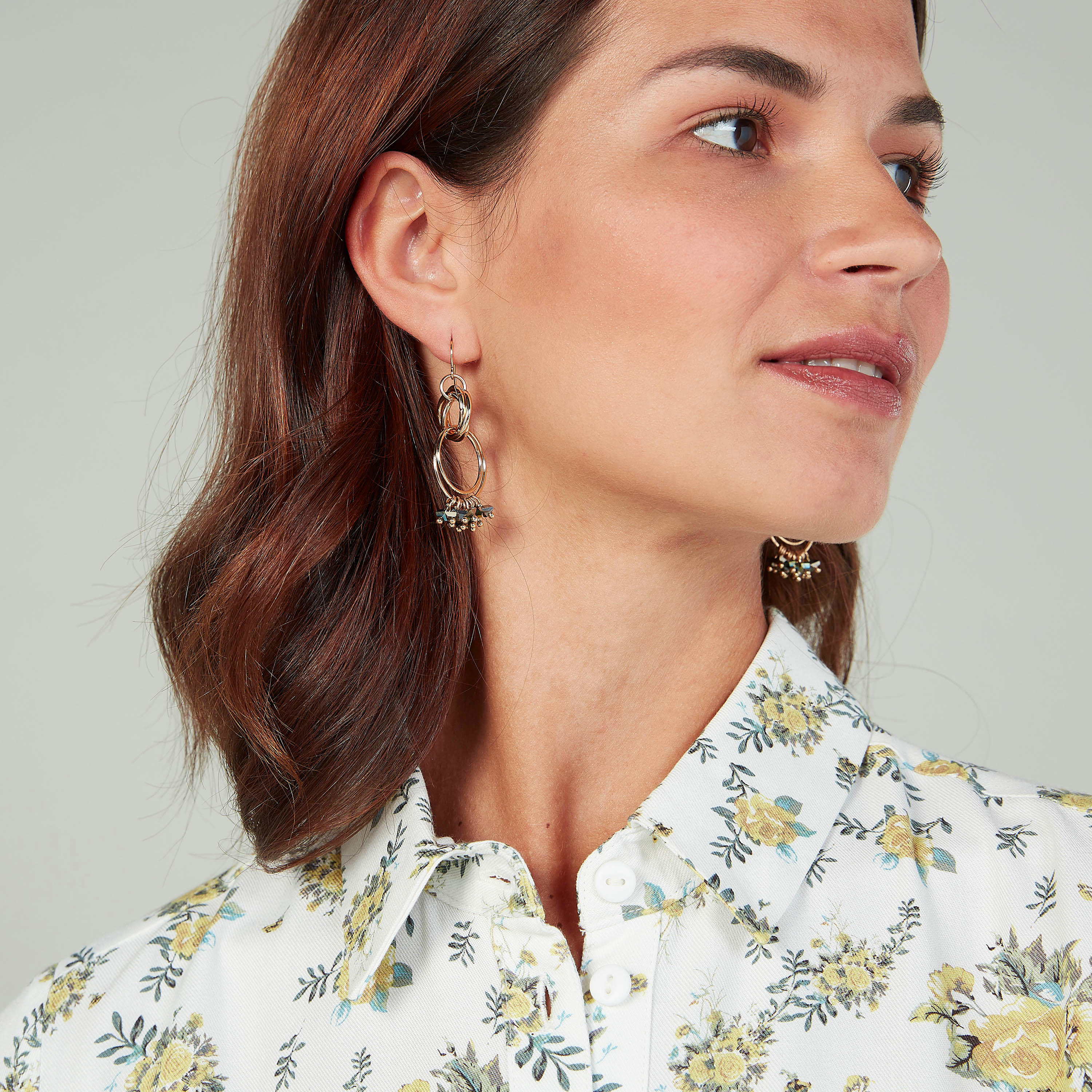 Embellished Dangling Earrings with Fish Hook-women-watchesandjewellery-jewellery-earrings-image-2