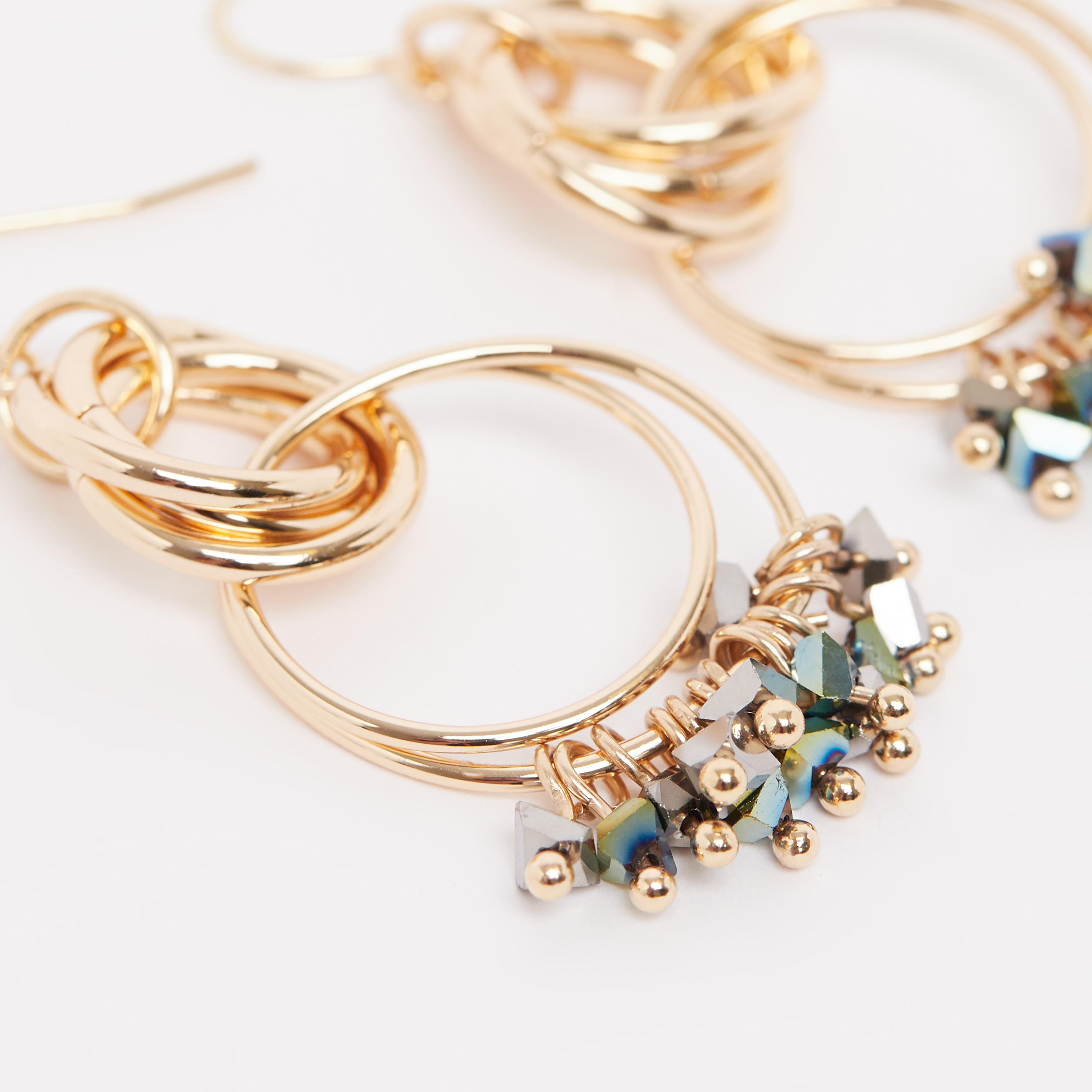 Embellished Dangling Earrings with Fish Hook-women-watchesandjewellery-jewellery-earrings-image-3