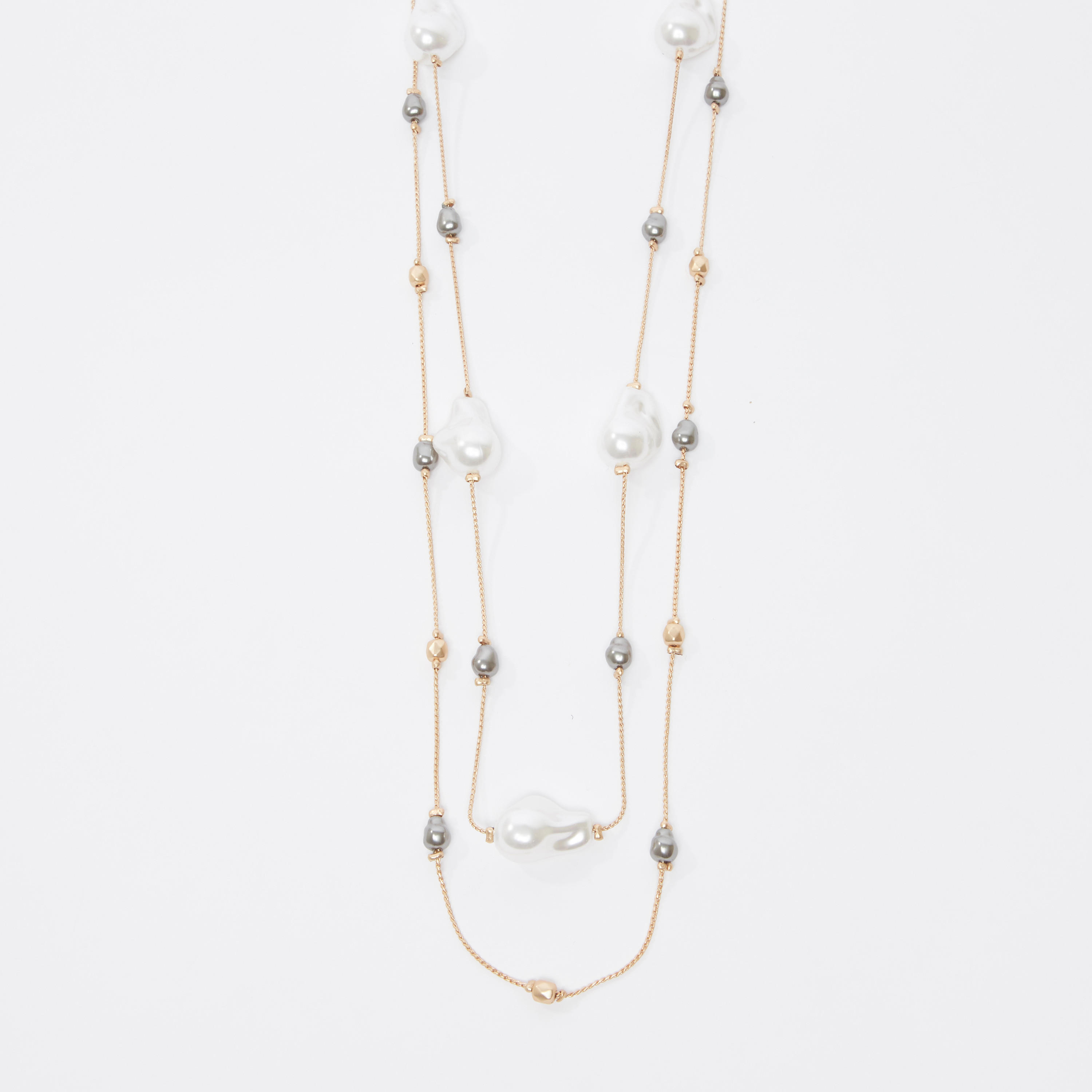 قلادة مزيّنة متعدّدة الطبقات بمشبك إغلاق-women-watchesandjewellery-jewellery-necklacesandpendants-image-1