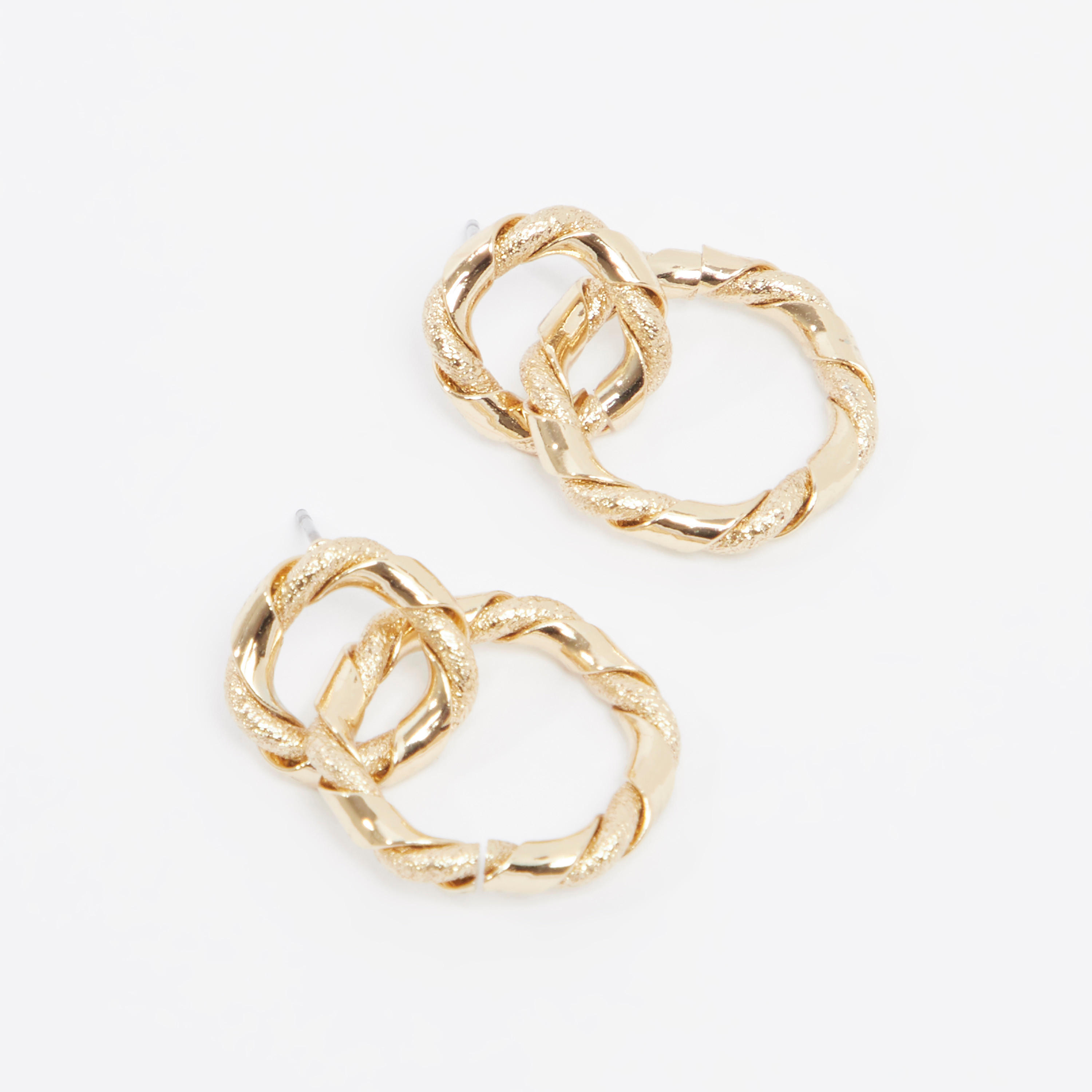 حلق بدلاية سادة ومشبك إغلاق-women-watchesandjewellery-jewellery-earrings-image-3
