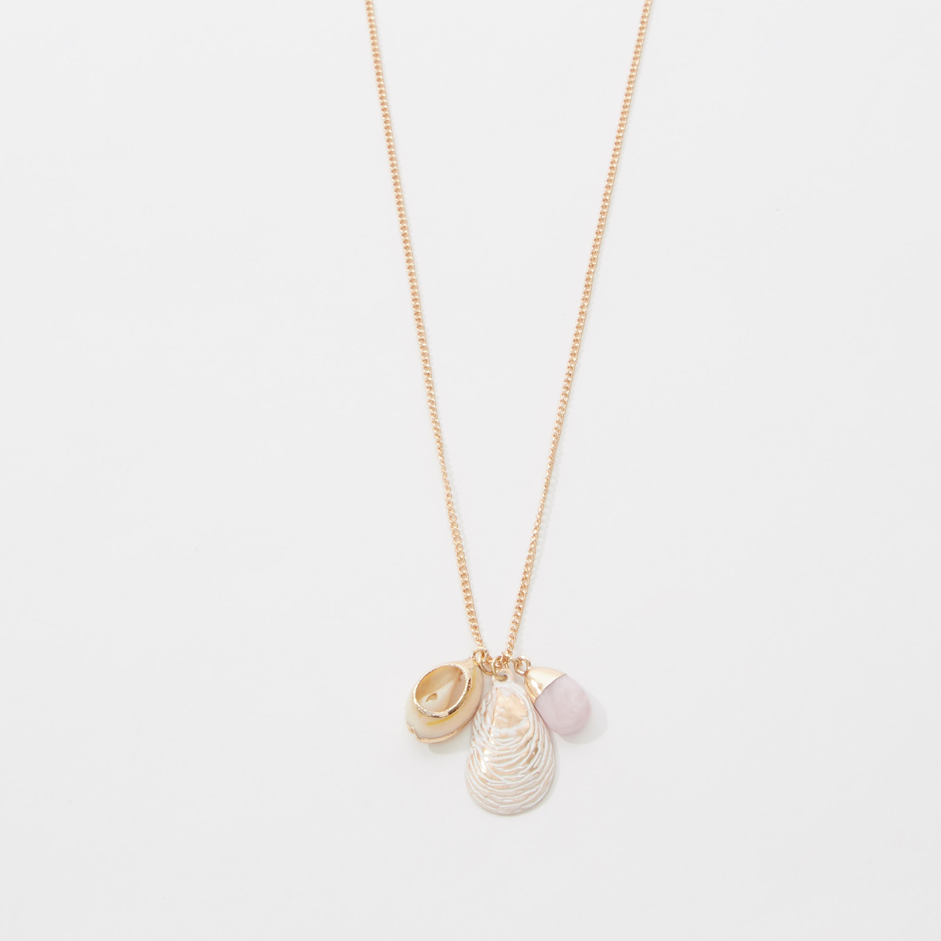 قلادة بدلاية سادة يتم تثبيتها بمشبك للإغلاق-women-watchesandjewellery-jewellery-necklacesandpendants-image-1