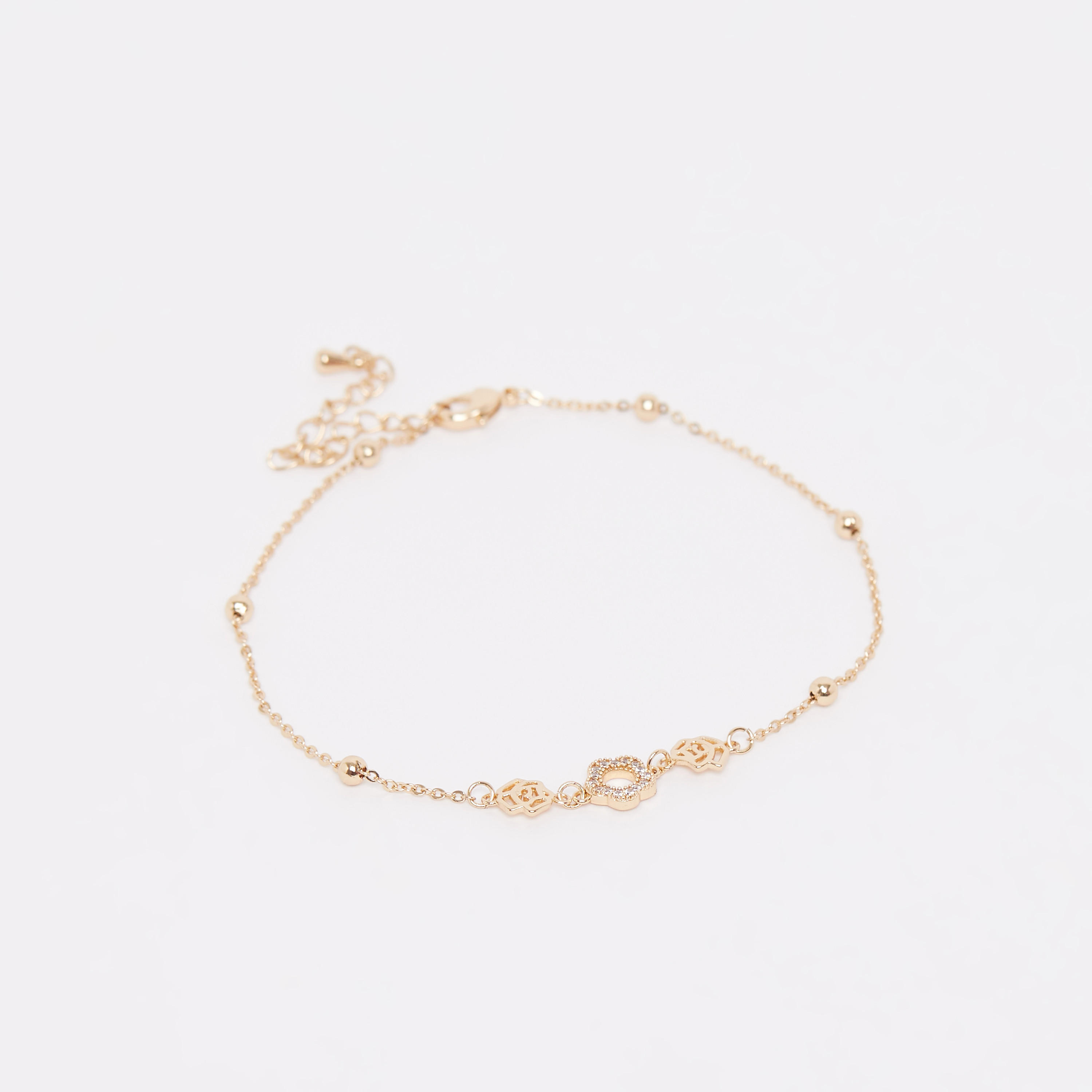 خلخال مزين مع مشبك للإغلاق-women-watchesandjewellery-jewellery-anklets-image-2