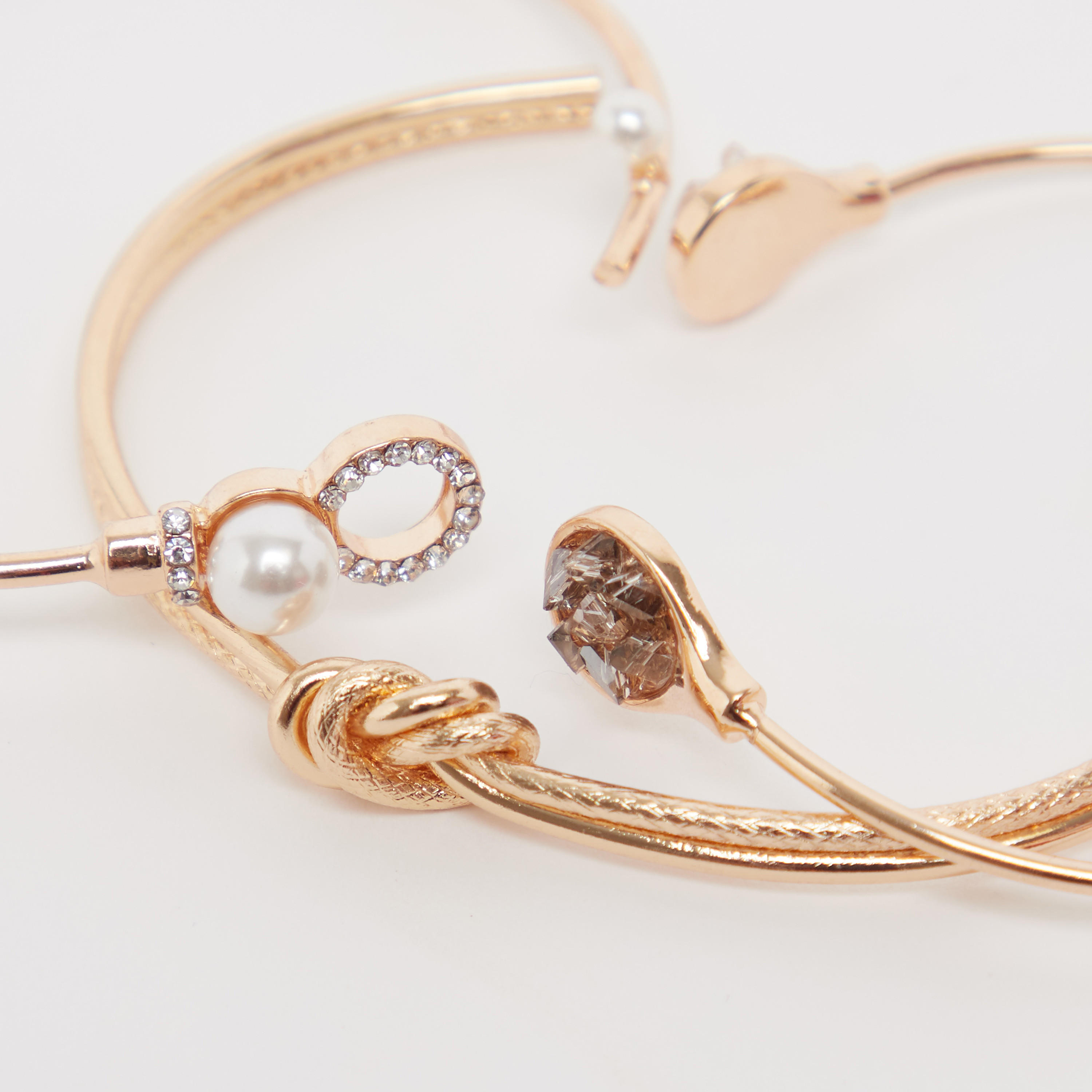 أساور مزينة - طقم من 3 قطع-women-watchesandjewellery-jewellery-banglesandbracelets-image-3