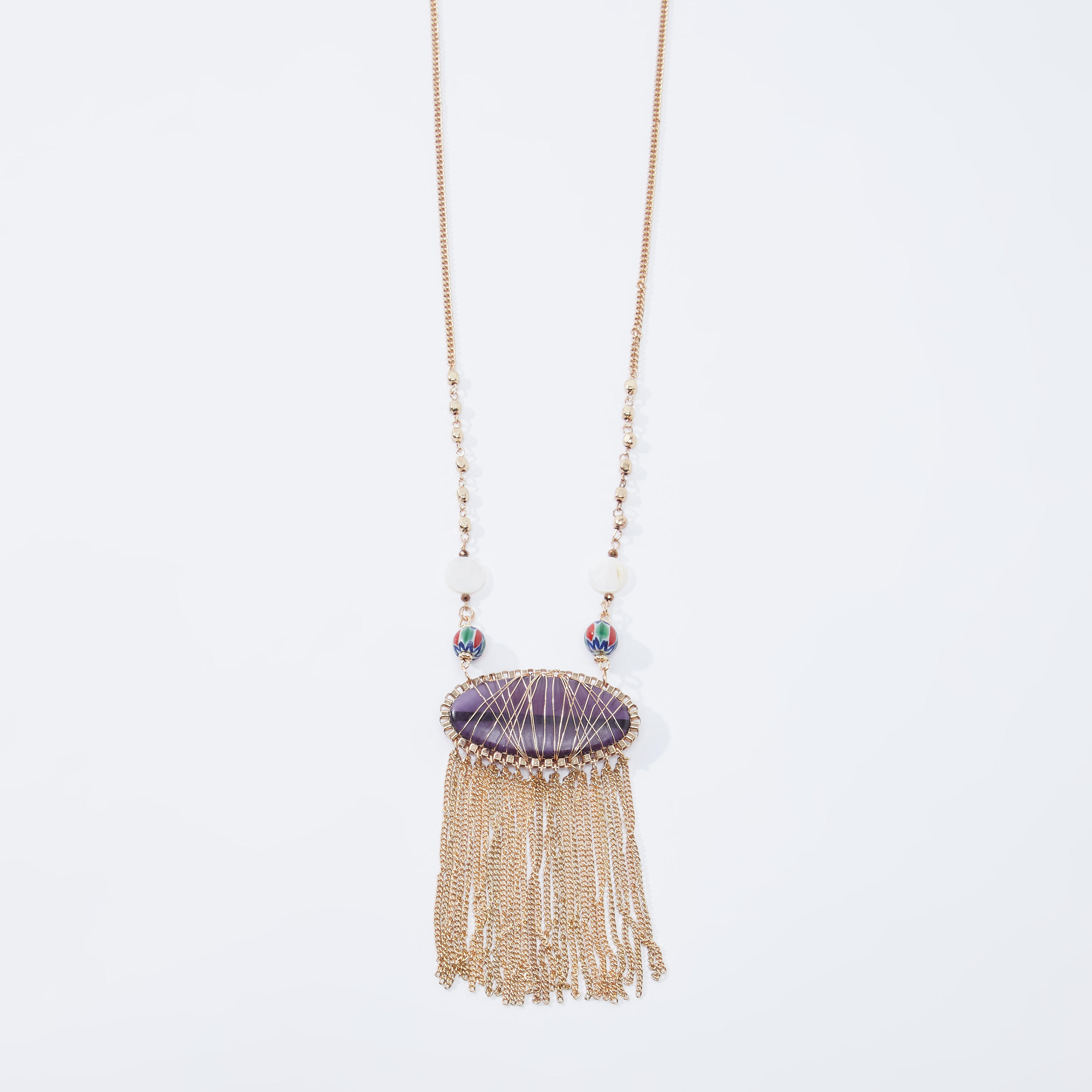 قلادة بزينة ومشبك إغلاق-women-watchesandjewellery-jewellery-necklacesandpendants-image-4