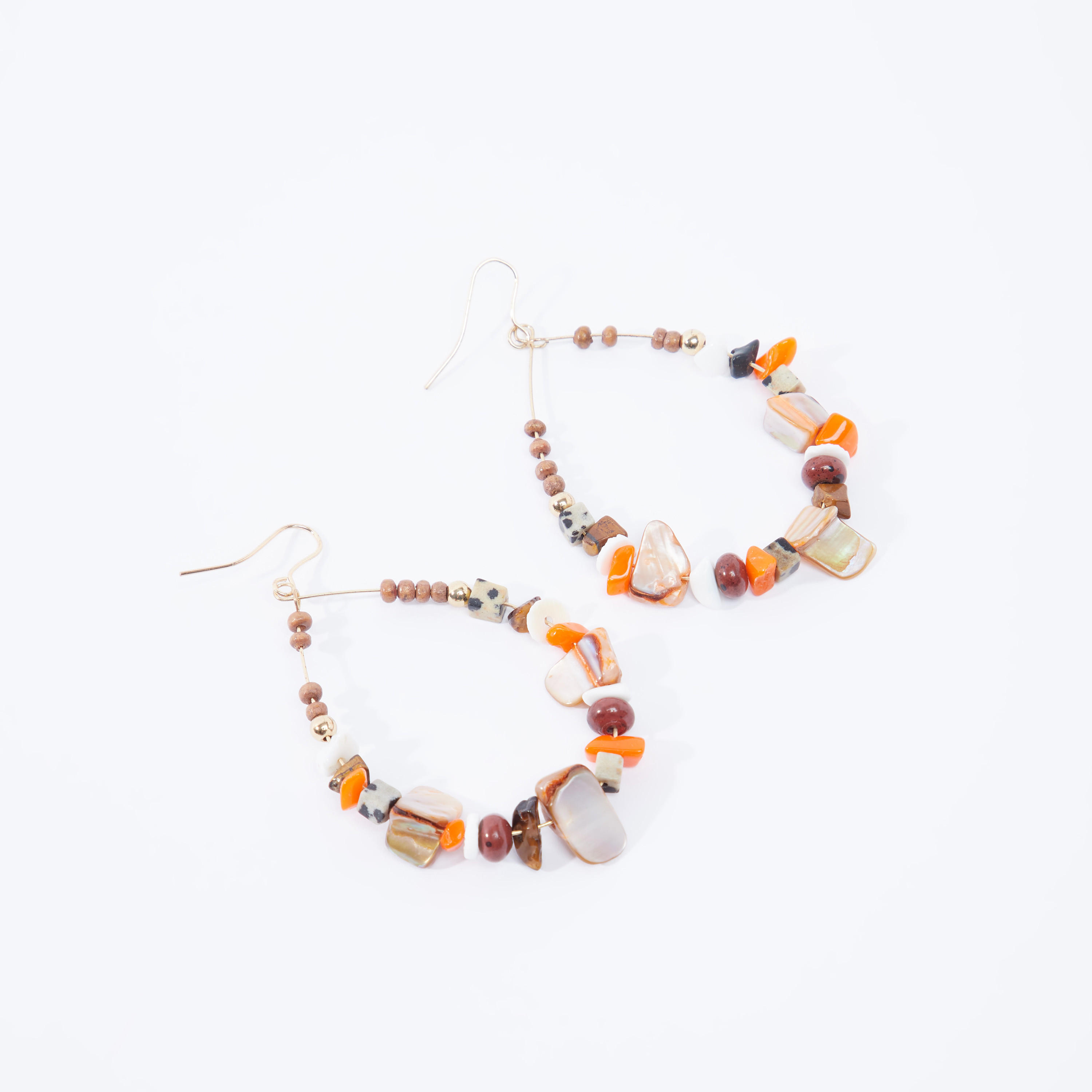 Beaded Danglers with Fish Hook-women-watchesandjewellery-jewellery-earrings-image-1