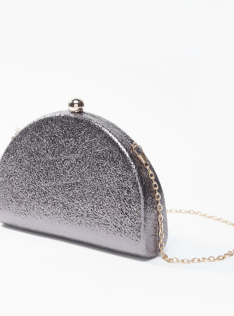 حقيبة كلاتش بارزة الملمس بسلسلة ميتاليك-women-bagsandwallets-handbags-image-4