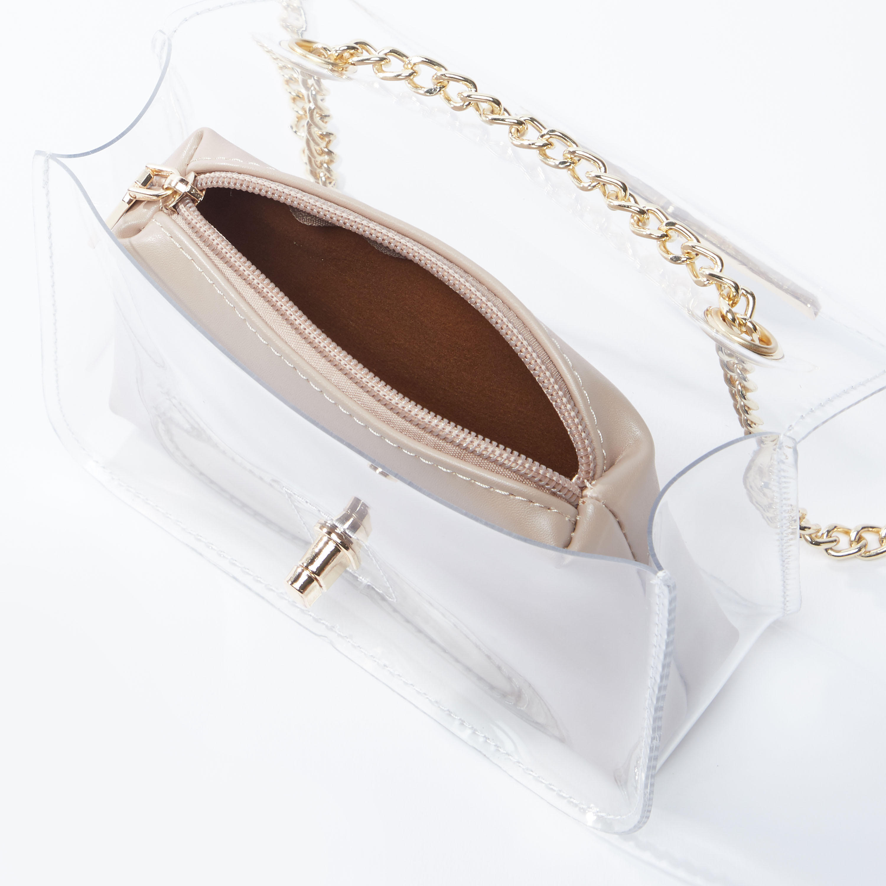 حقيبة ساتشيل بارزة الملمس بقفل إغلاق دوّار وسلسلة ميتاليك-women-bagsandwallets-handbags-image-3