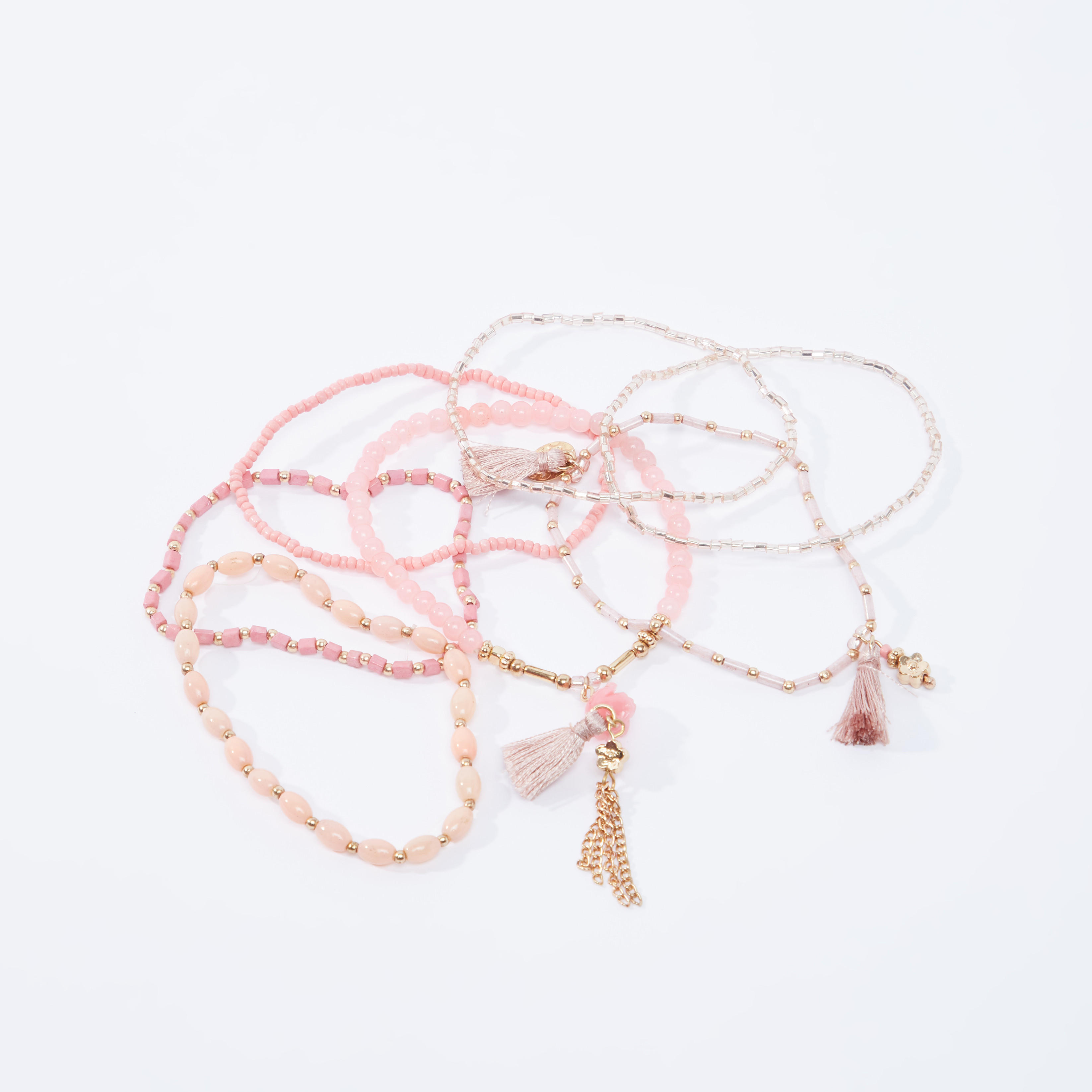 اساور مزينة - طقم من 7 قطع-women-watchesandjewellery-jewellery-banglesandbracelets-image-3