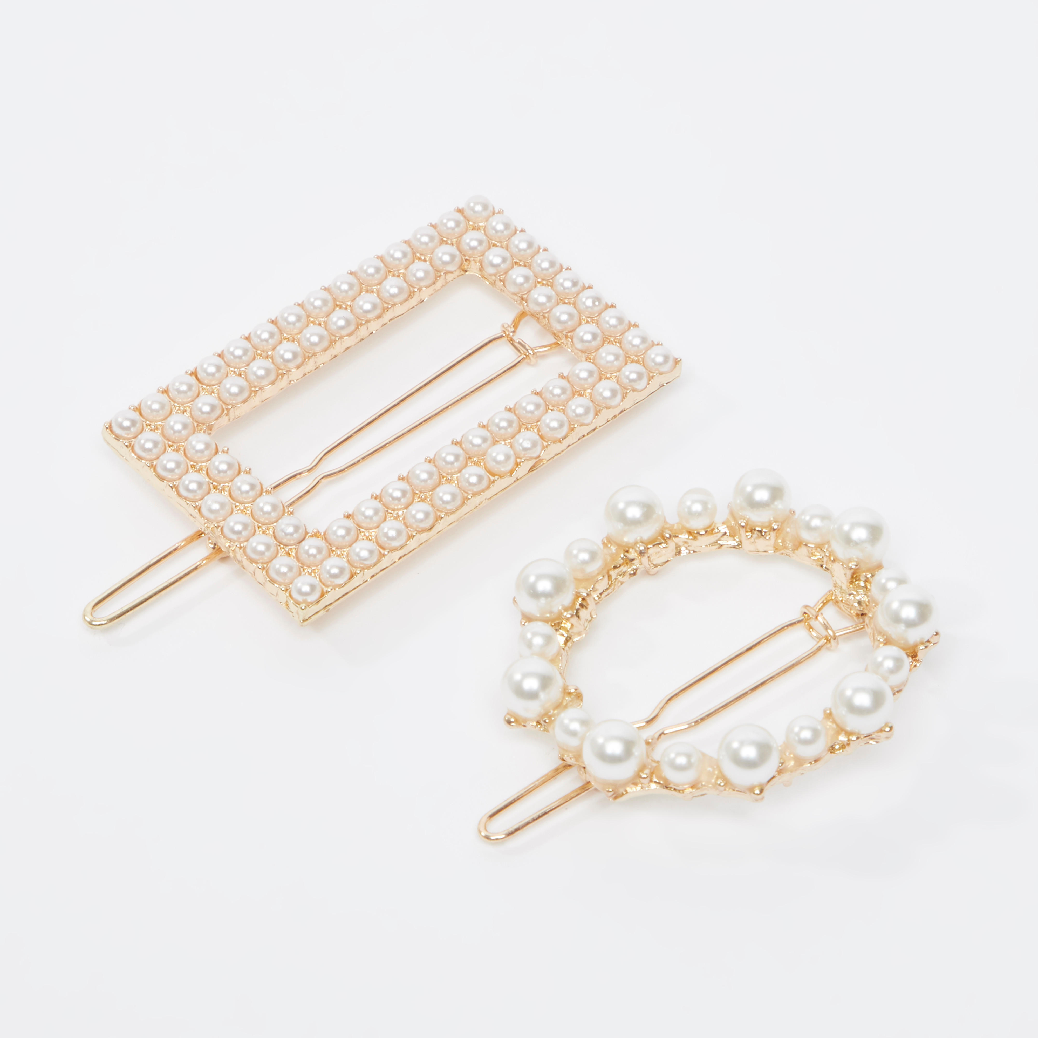 دبابيس شعر مزيّنة- طقم من قطعتين-women-hairaccessories-image-1