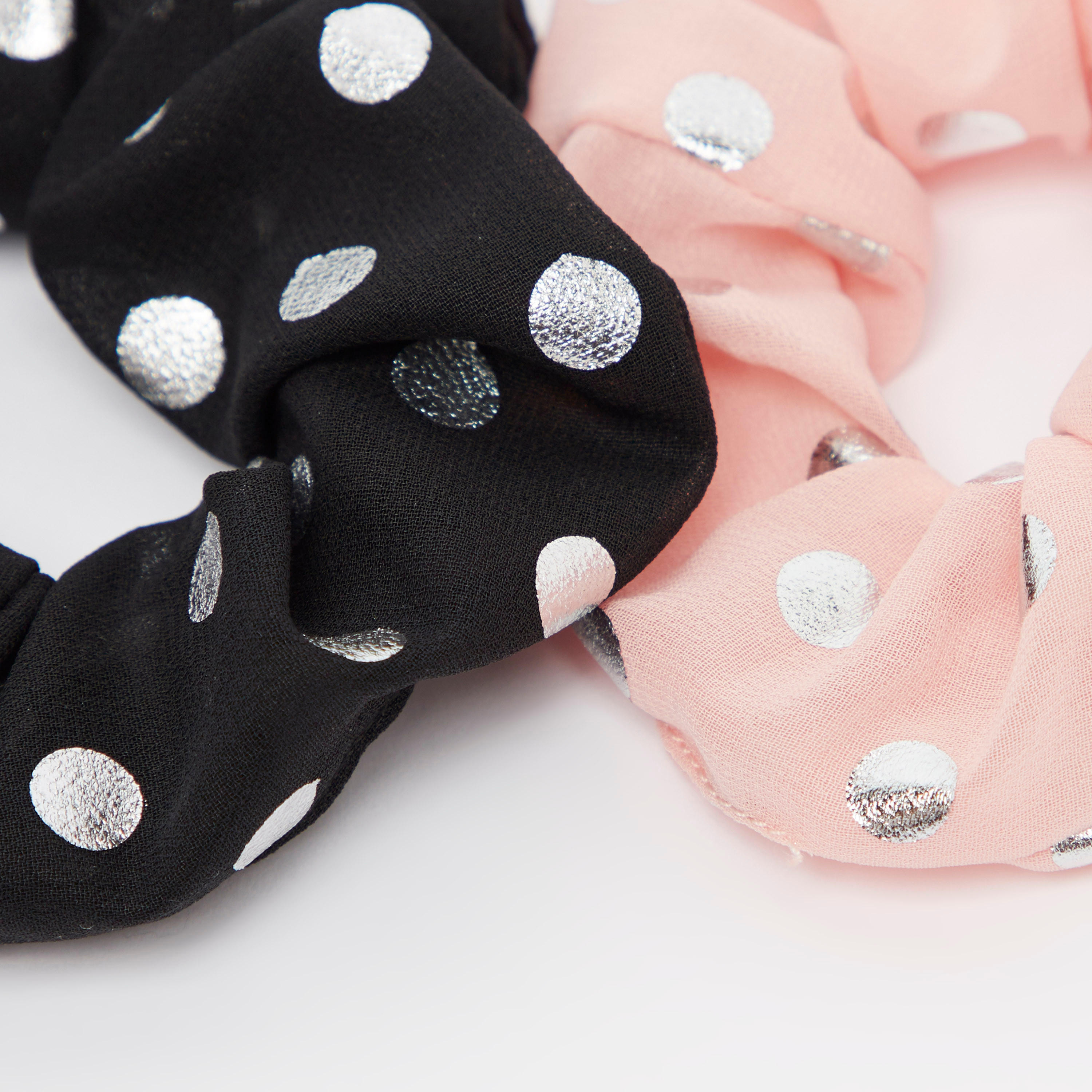 ربطات شعر بطبعات رقائق معدنية - طقم من قطعتين-women-hairaccessories-image-3