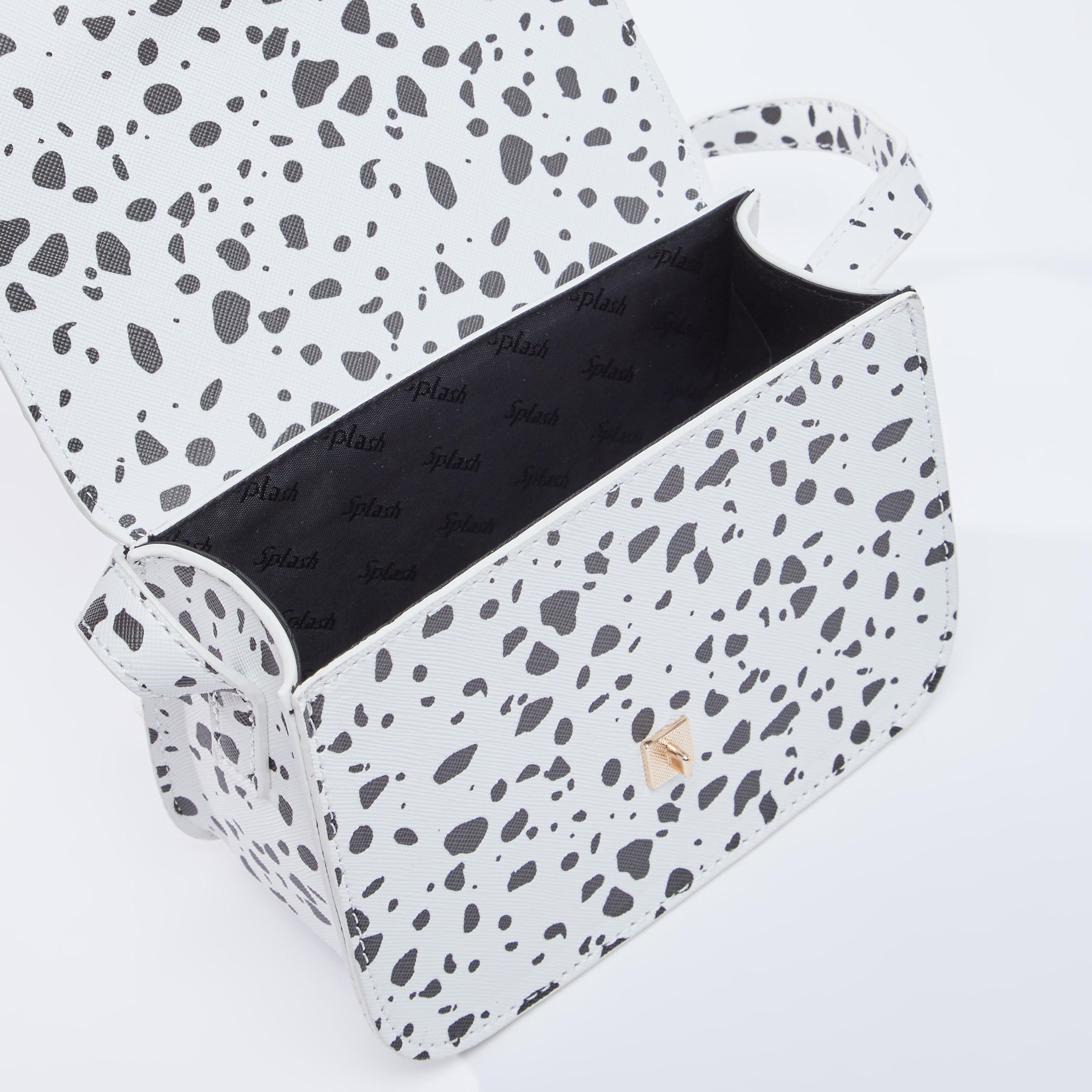 Printed Crossbody Bag with Adjustable Strap and Flap-women-bagsandwallets-handbags-image-5