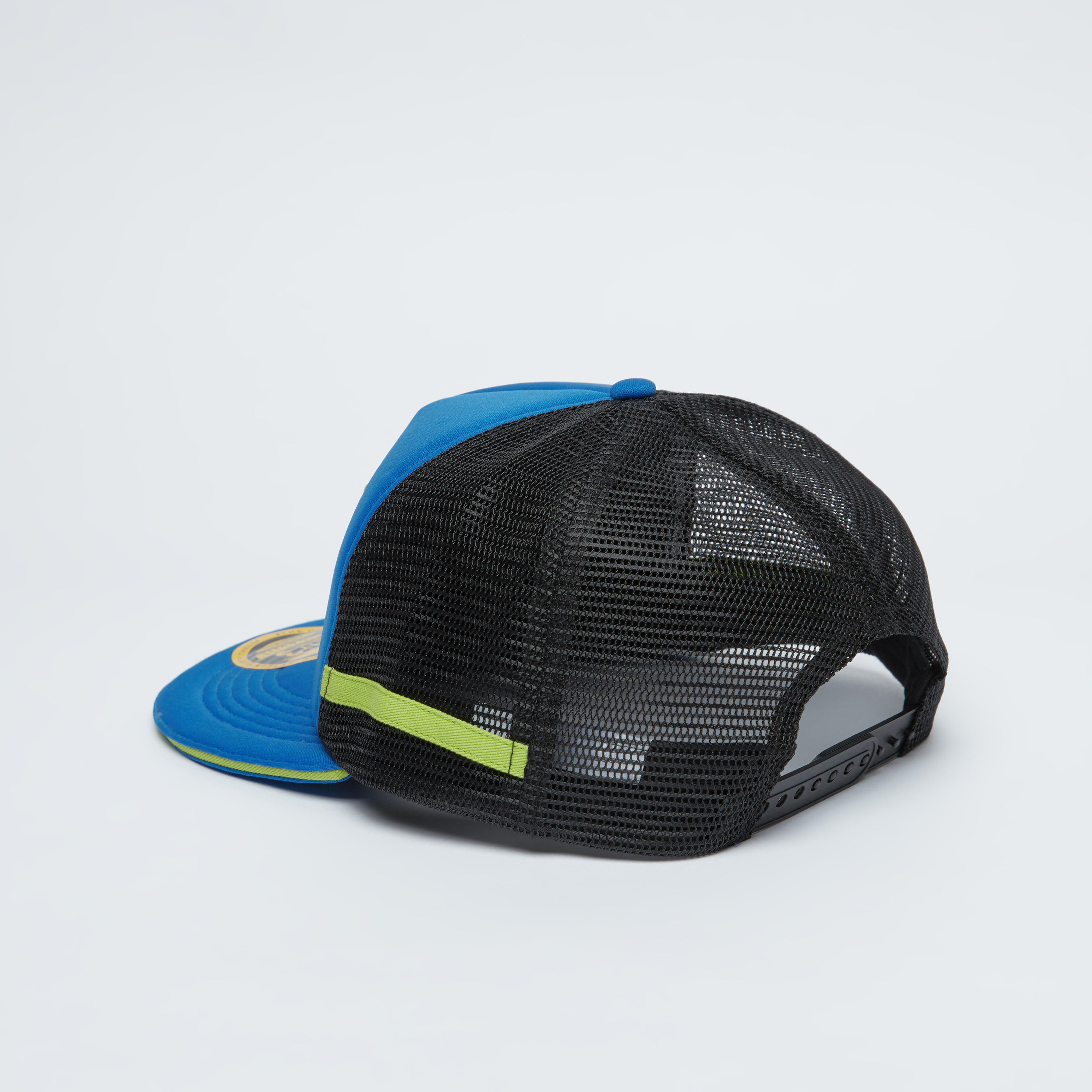 Textured Cap with Snap Closure-men-caps-image-4