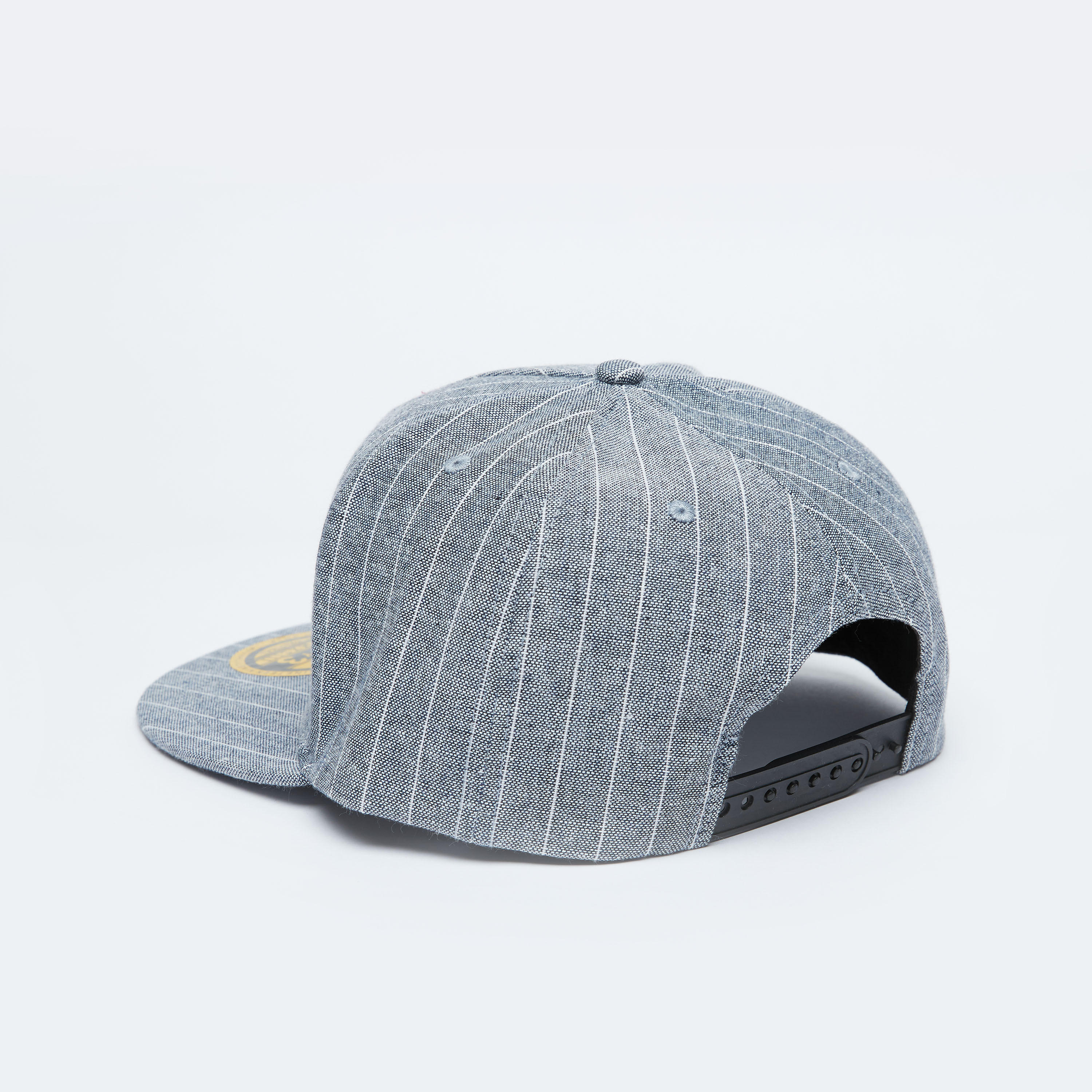 قبعة كاب مقلّمة بزر إغلاق-men-caps-image-1