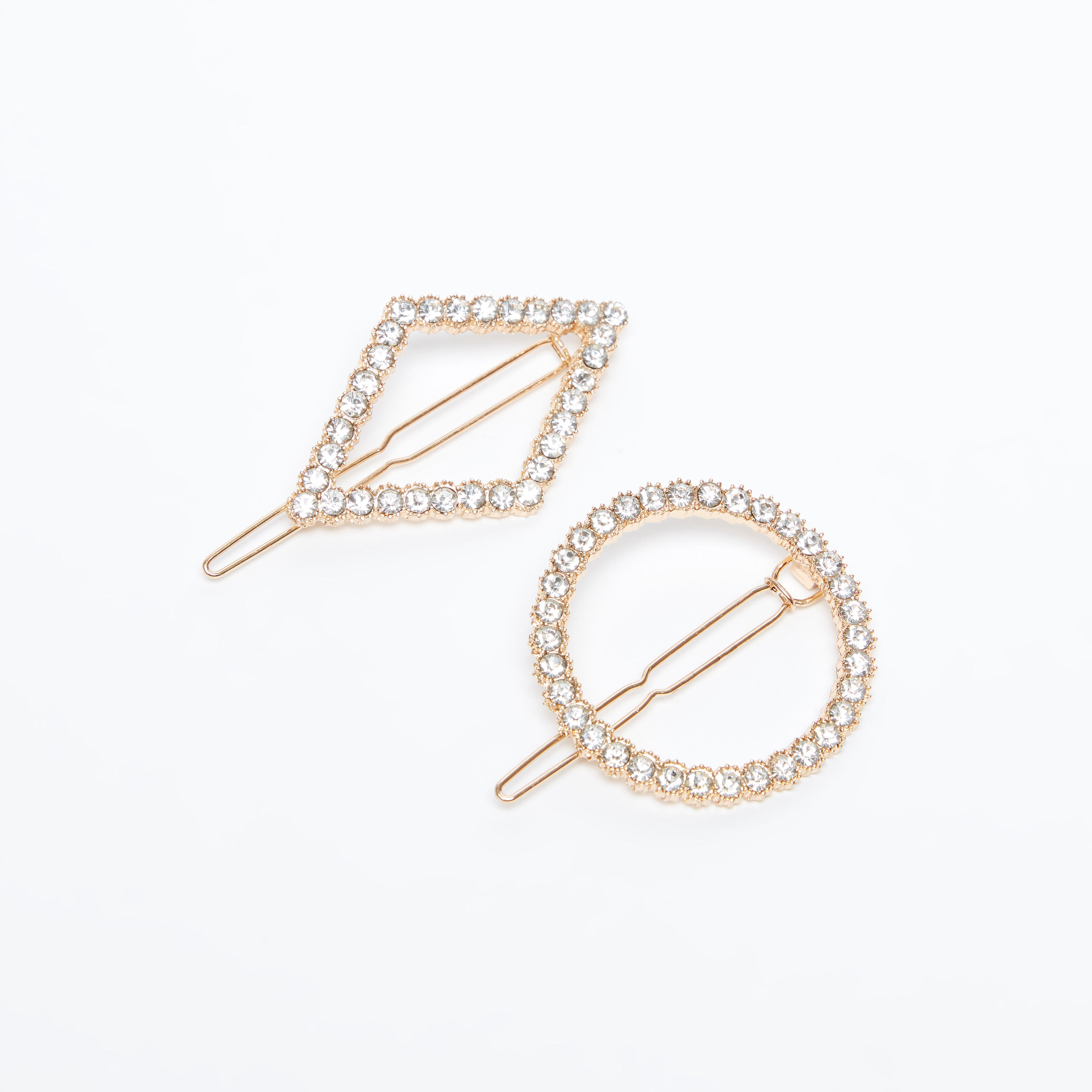 طقم مشابك شعر زهرية بألوان متعددة - قطعتين-women-hairaccessories-image-1