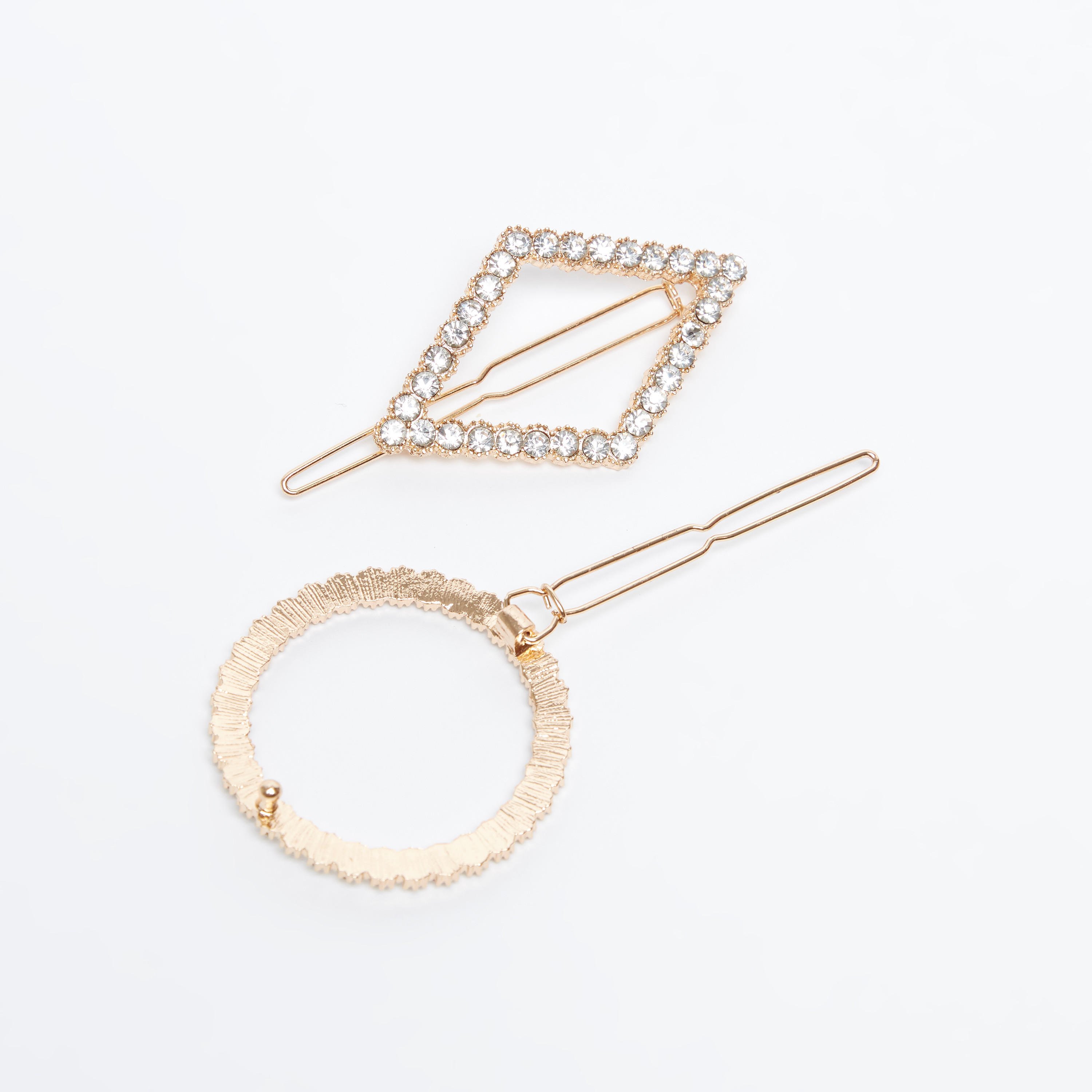 طقم مشابك شعر زهرية بألوان متعددة - قطعتين-women-hairaccessories-image-3