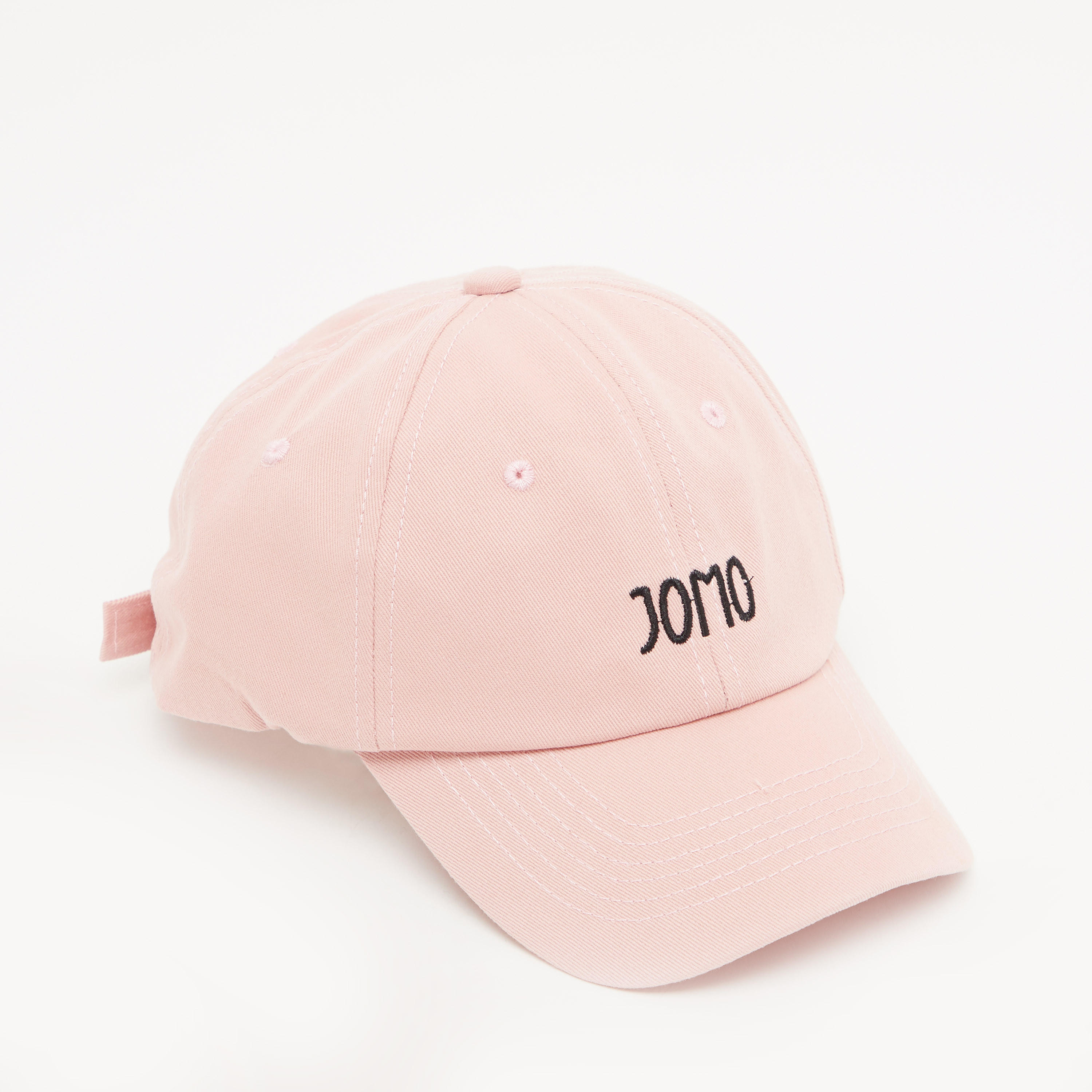 قبعة كاب بارزة الملمس بإبزيم إغلاق-women-clothingaccessories-capsandhats-image-4