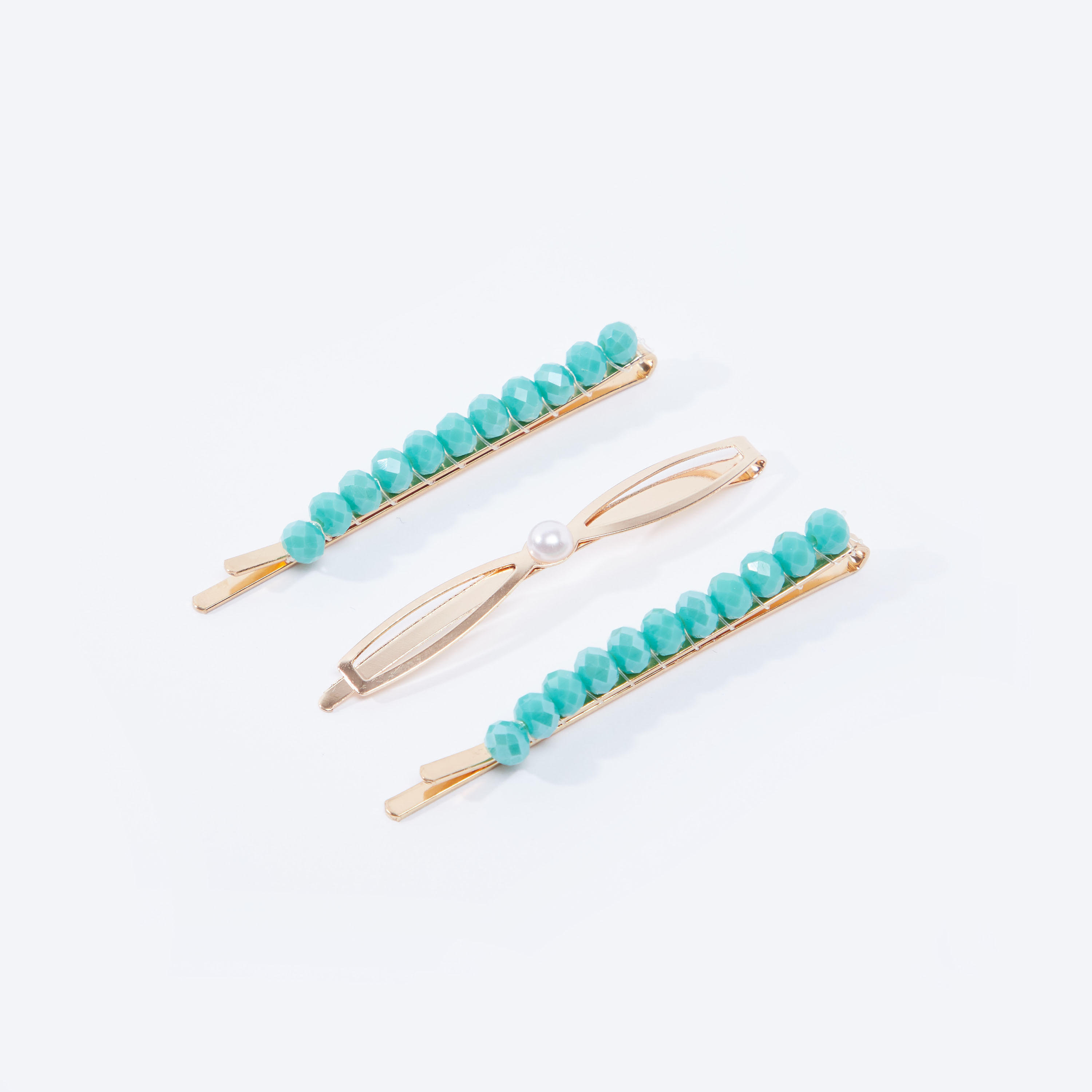 دبابيس شعر مزيّنة - طقم من 3 قطع-women-hairaccessories-image-1