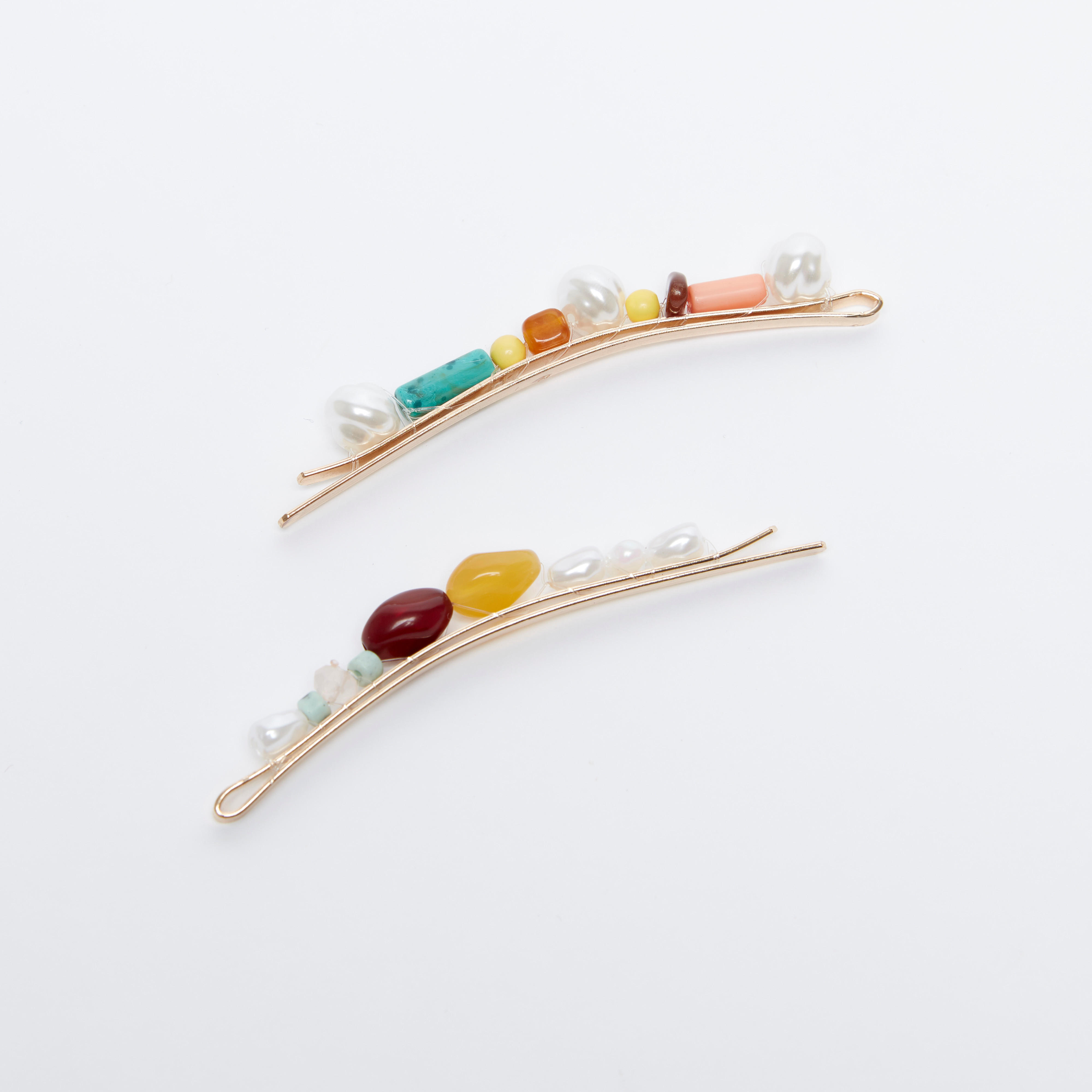 دبابيس شعر مزيّنة- طقم من قطعتين-women-hairaccessories-image-3