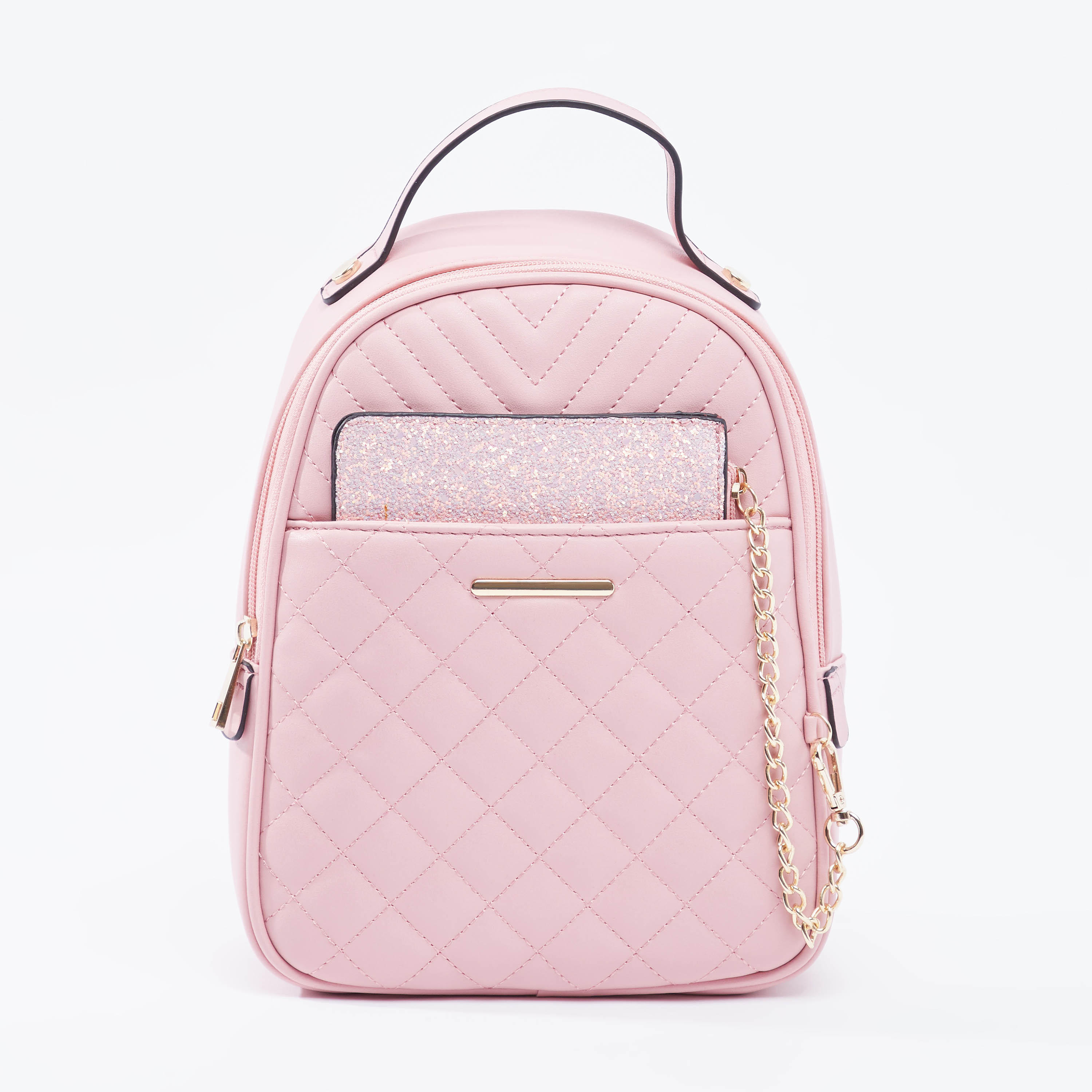 شنطة ظهر مبطنة بحمالات قابلة للتعديل بمقبض علوي-women-bagsandwallets-handbags-image-6