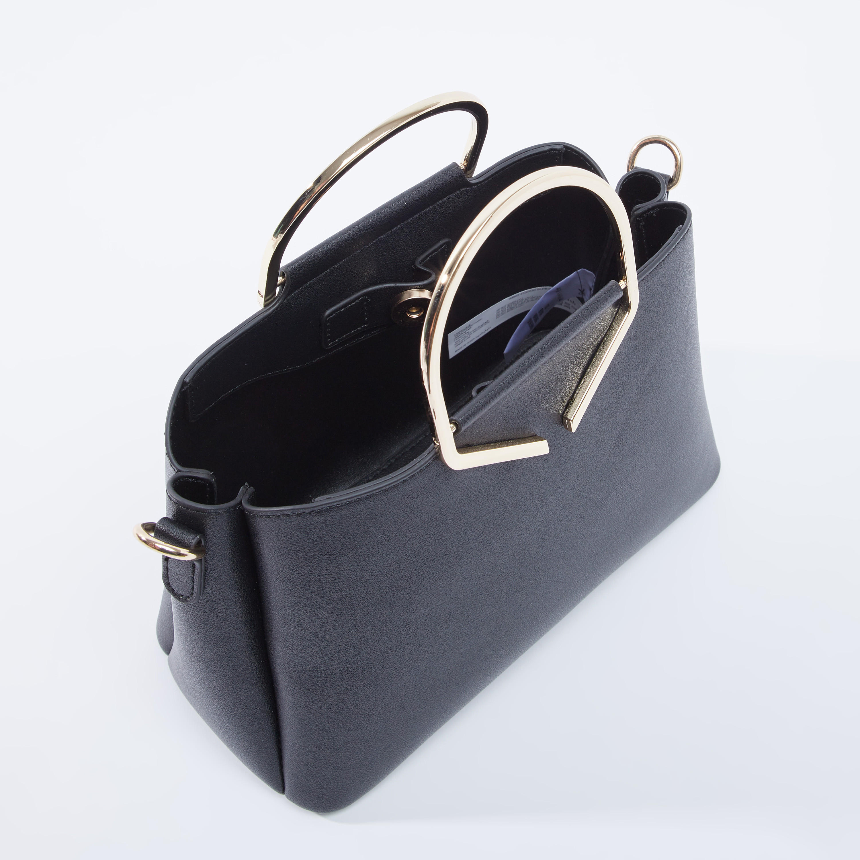 Plain Handbag with Detachable Strap-women-bagsandwallets-handbags-image-5