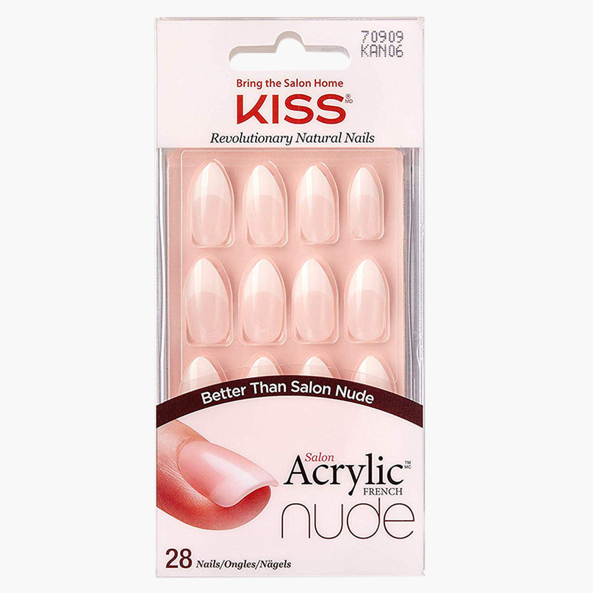 Kiss Cosmetics Salon Acrylic French Nude Nails-beautyandpersonalcare-makeup-nails-artificialnails-image-1
