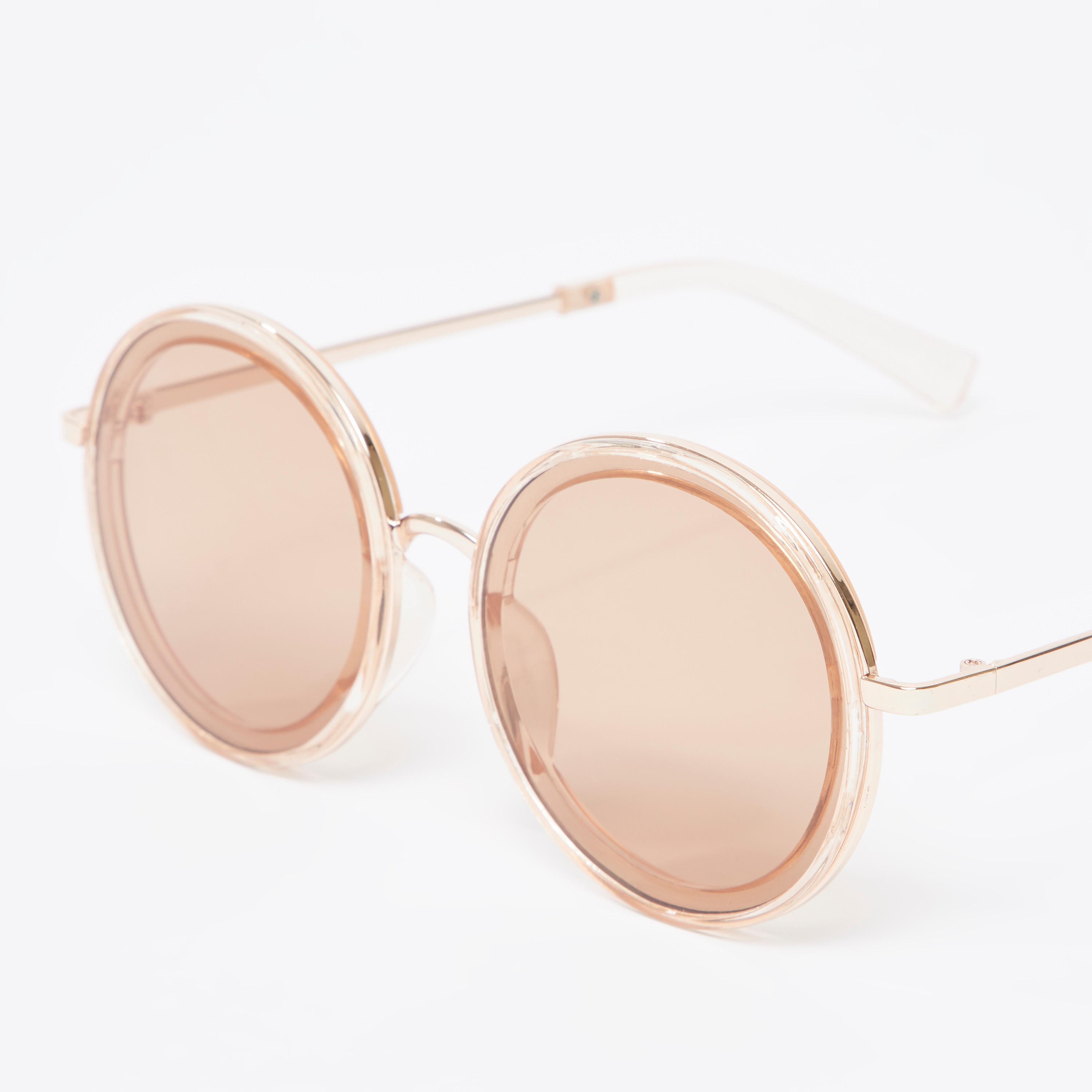 نظّارة شمسية مستديرة بإطار كامل ووسادات أنف-women-sunglasses-image-3