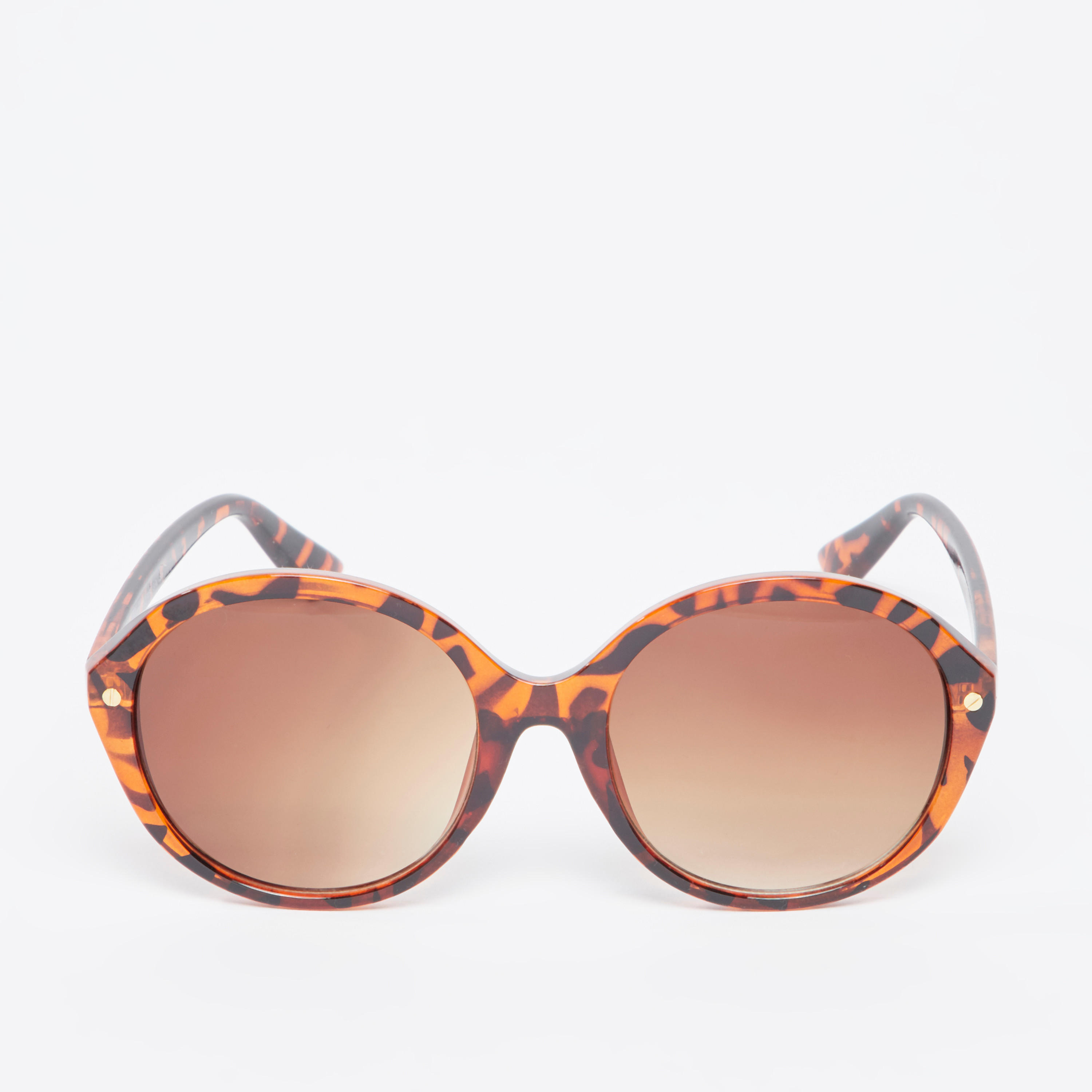 نظّارة شمسية مستديرة بإطار كامل بطبعات ووسادات للأنف-women-sunglasses-image-4