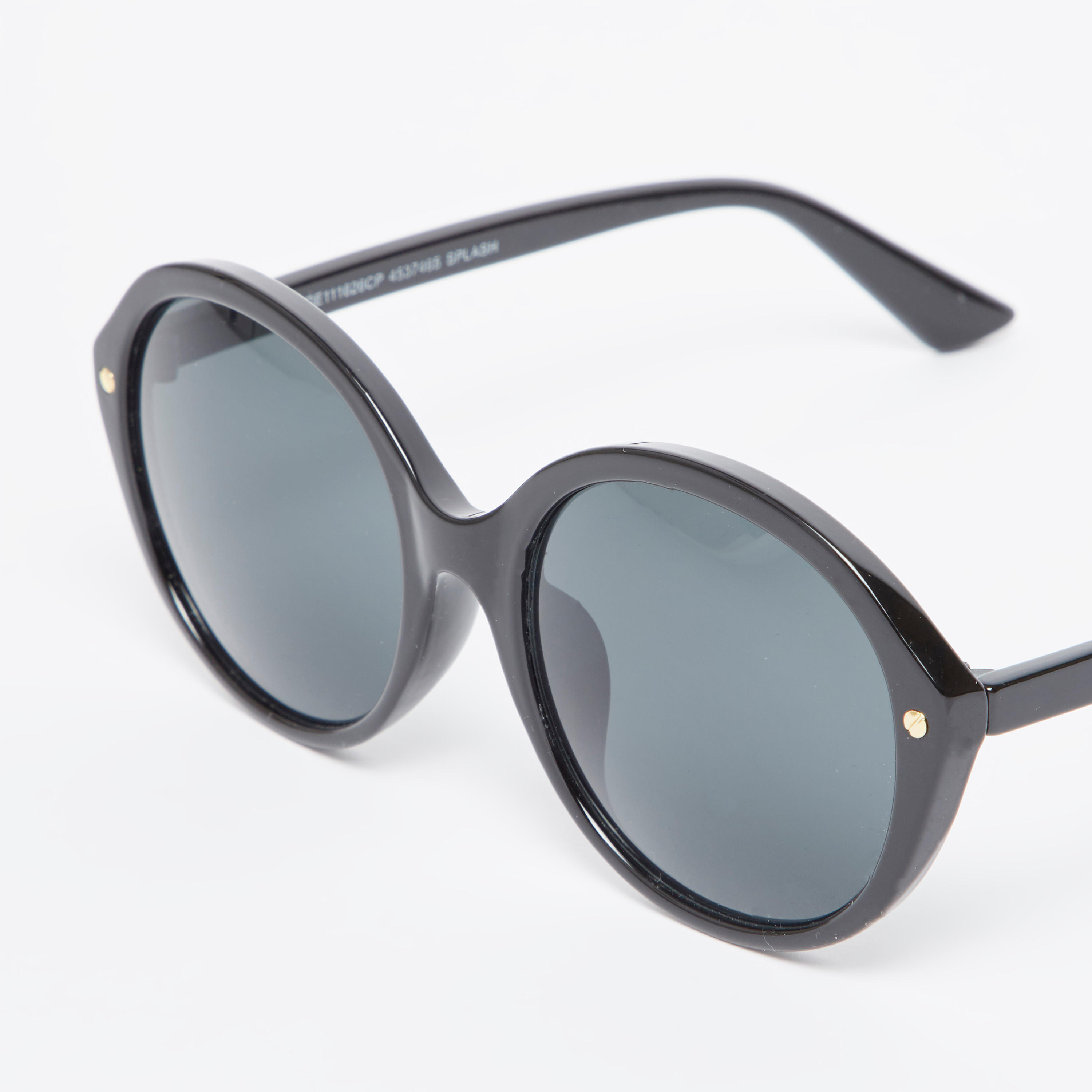 نظّارة شمسية مستديرة بإطار كامل ووسادات للأنف-women-sunglasses-image-1