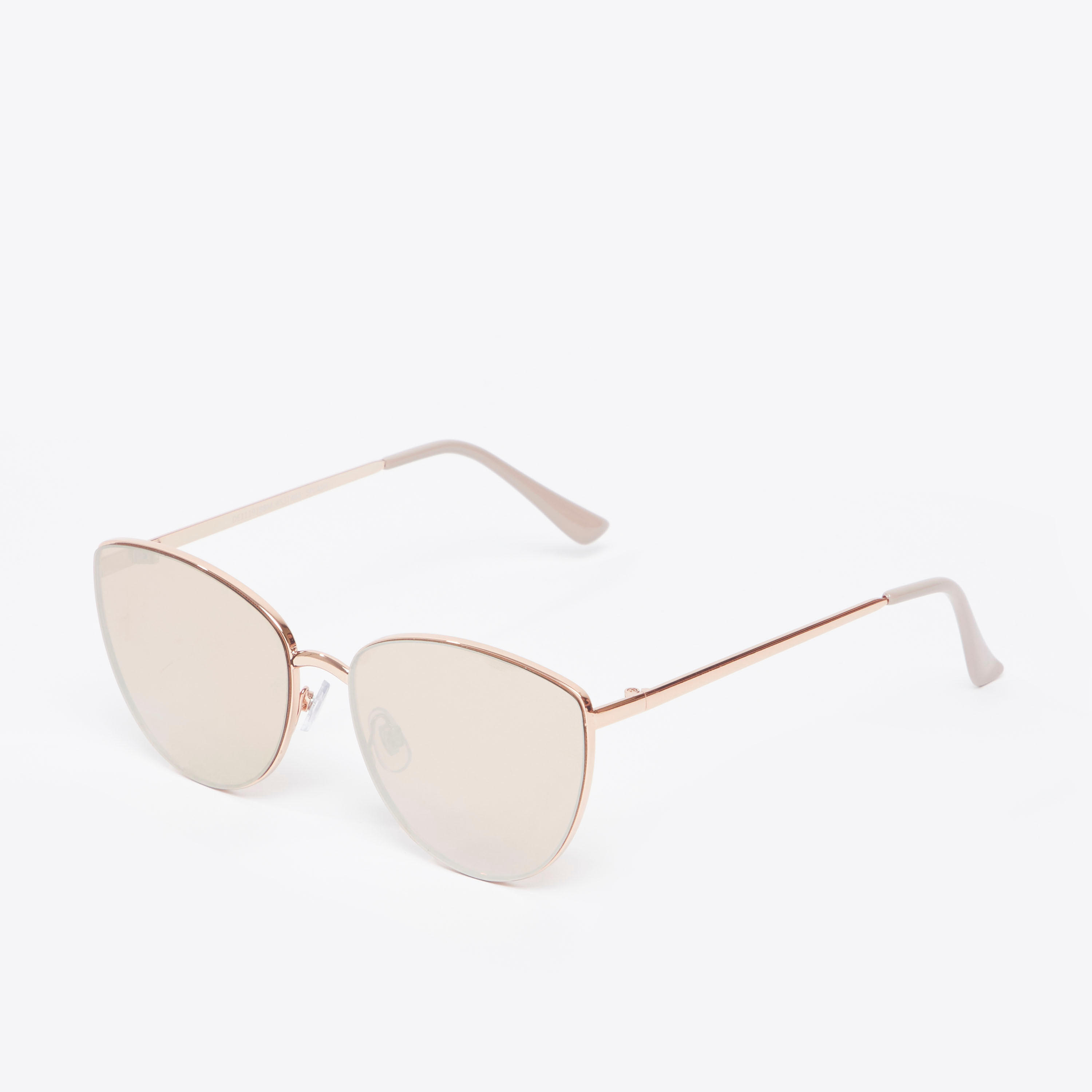 نظّارة شمسية مستديرة بإطار كامل ووسادات أنف-women-sunglasses-image-1
