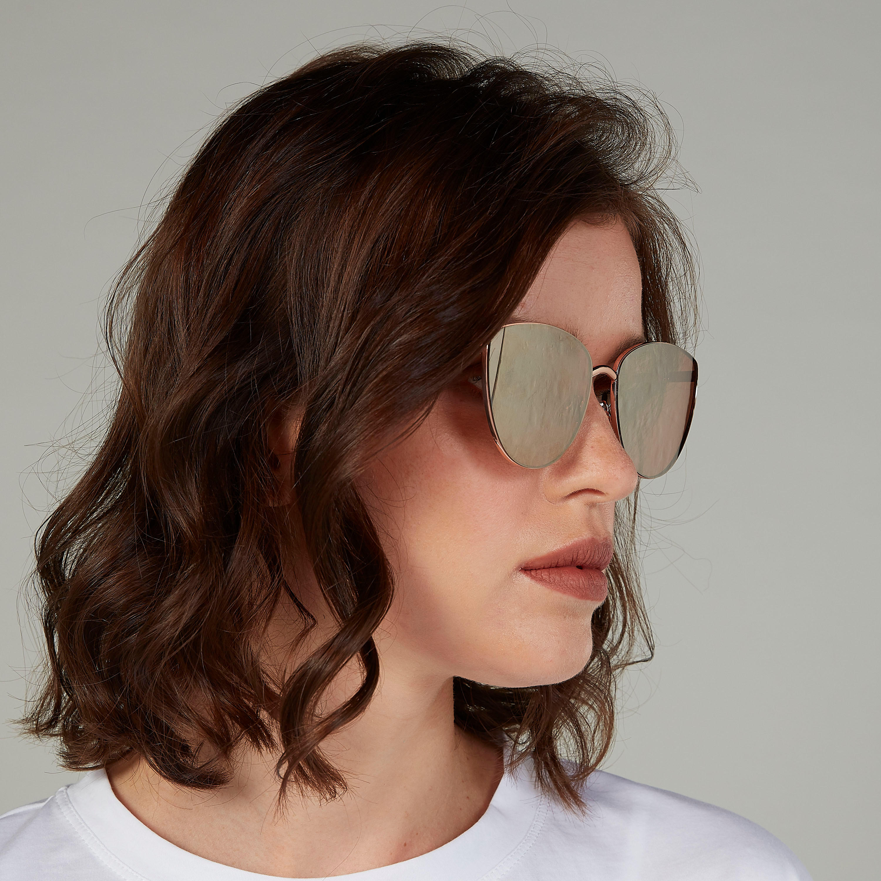 نظّارة شمسية مستديرة بإطار كامل ووسادات أنف-women-sunglasses-image-2